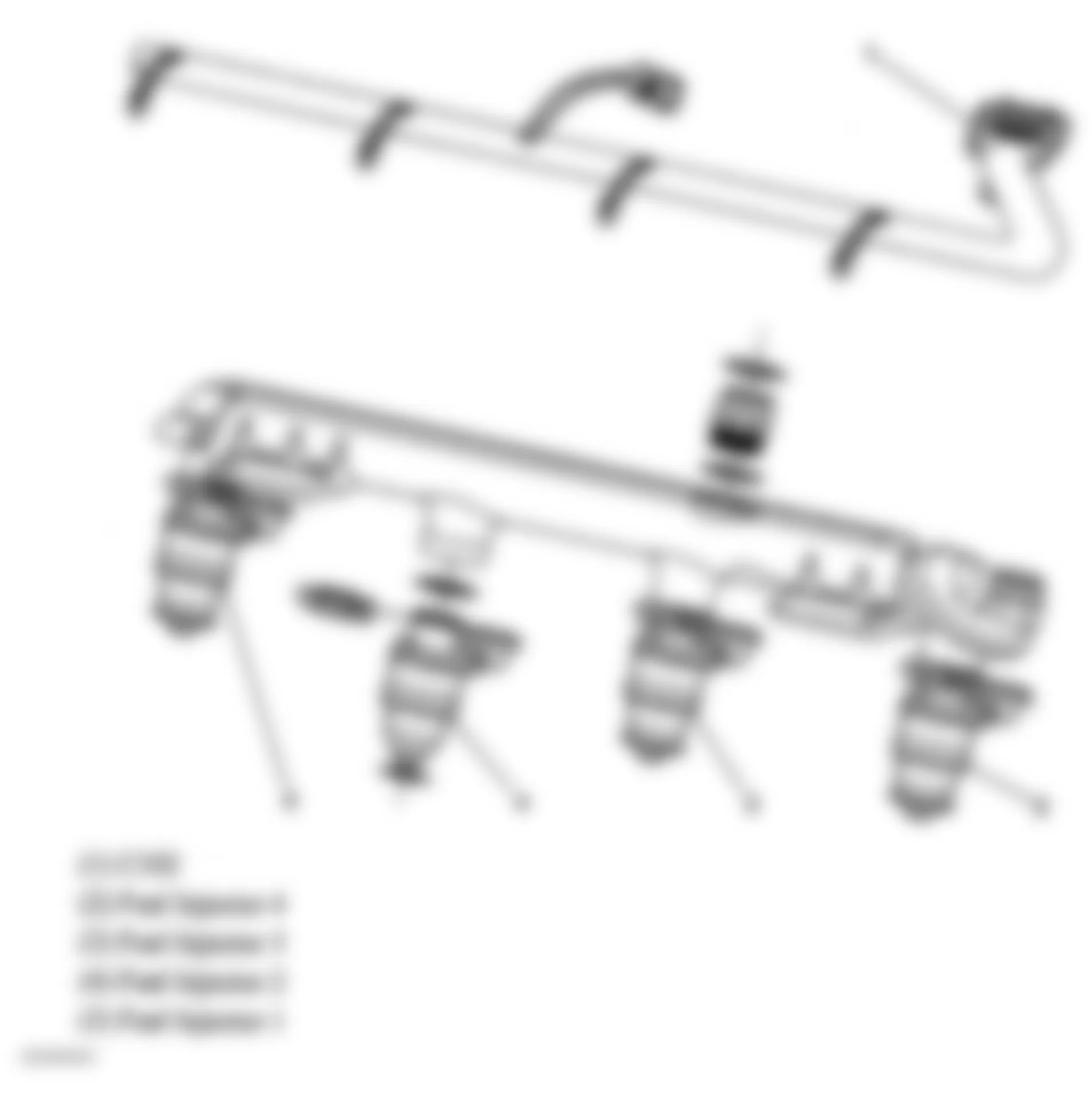 Chevrolet Cavalier LS 2005 - Component Locations -  Top Of Engine