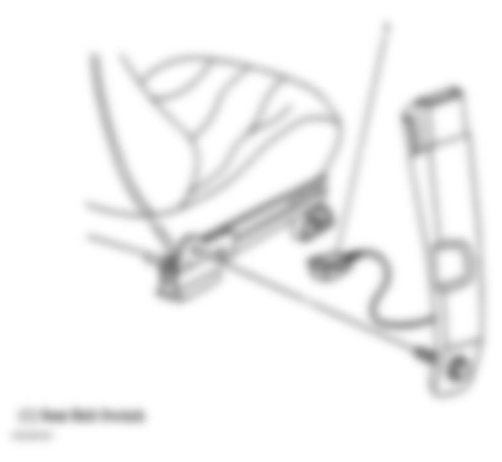 Chevrolet Cavalier LS 2005 - Component Locations -  Right Side Of Driver Seat