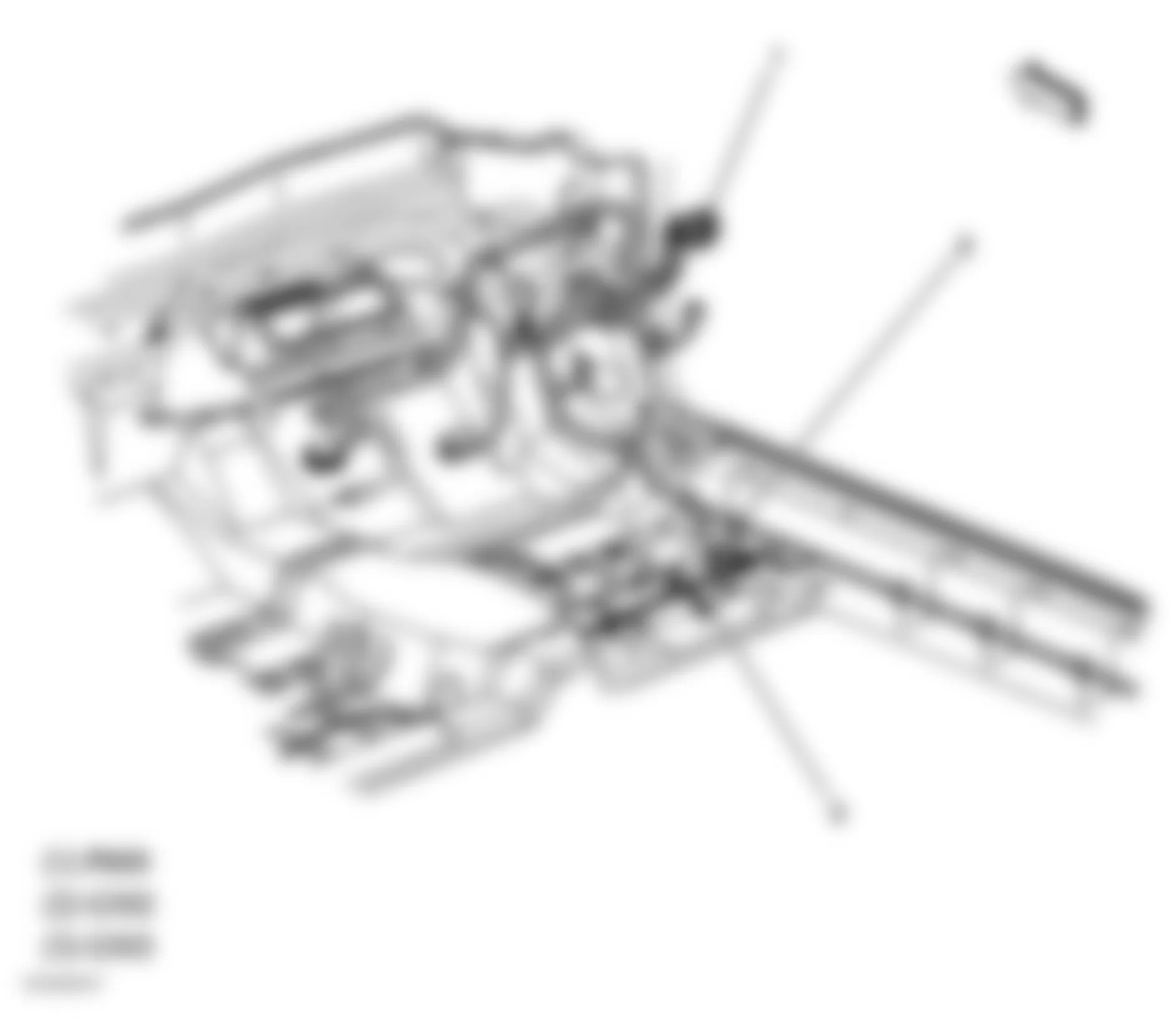 Chevrolet Cavalier LS Sport 2005 - Component Locations -  Right Front Floor Of Vehicle