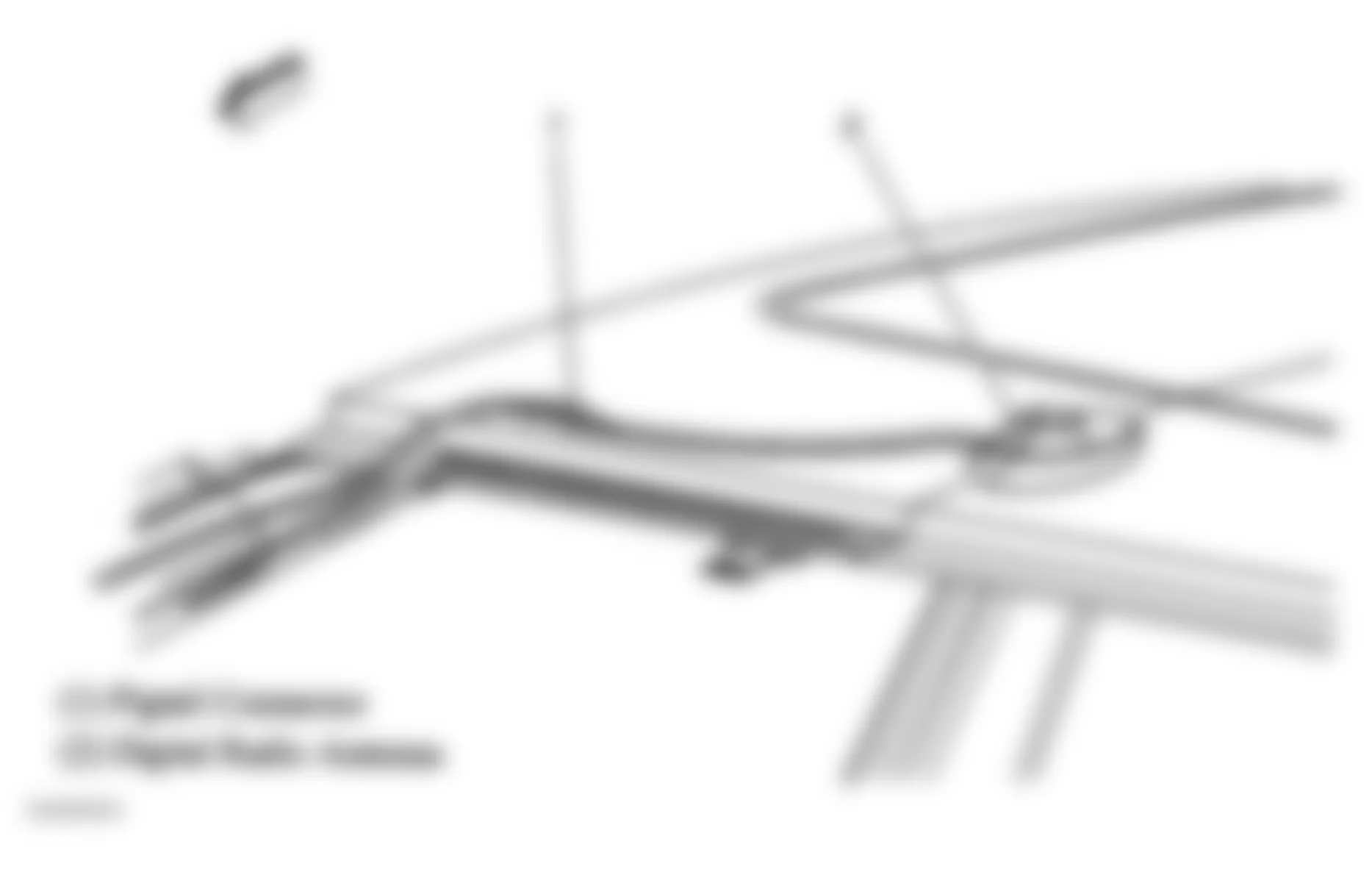 Chevrolet Cavalier LS Sport 2005 - Component Locations -  Front Center Of Roof