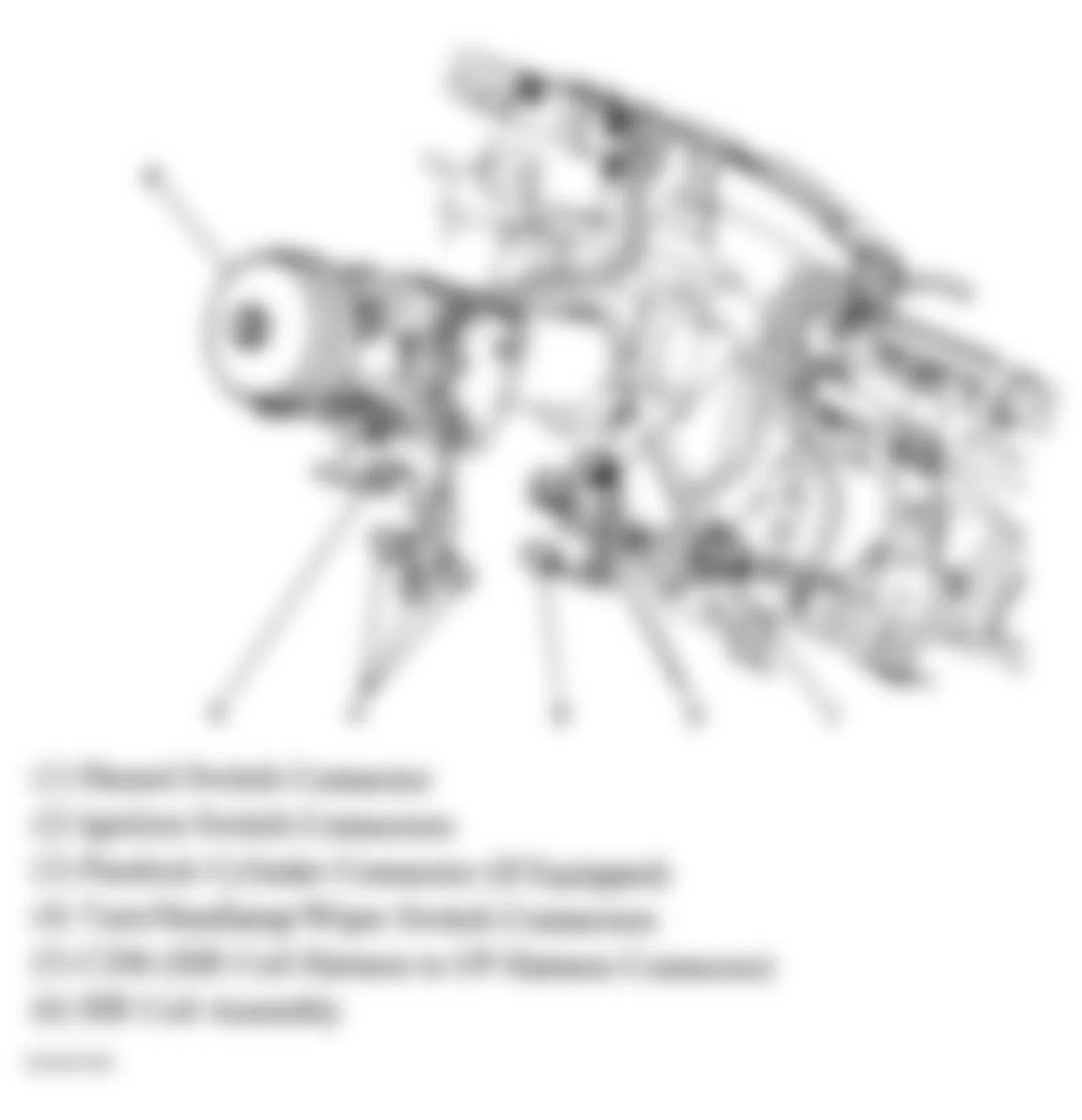 Chevrolet Classic 2005 - Component Locations -  Left Side Of Dash