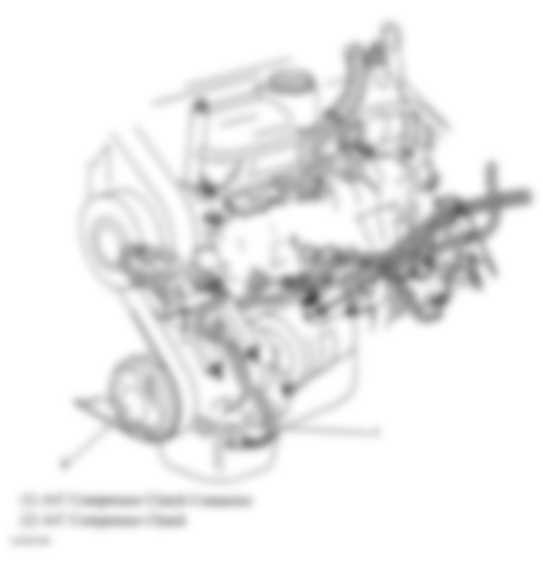Chevrolet Classic 2005 - Component Locations -  Lower Left Front Of Engine