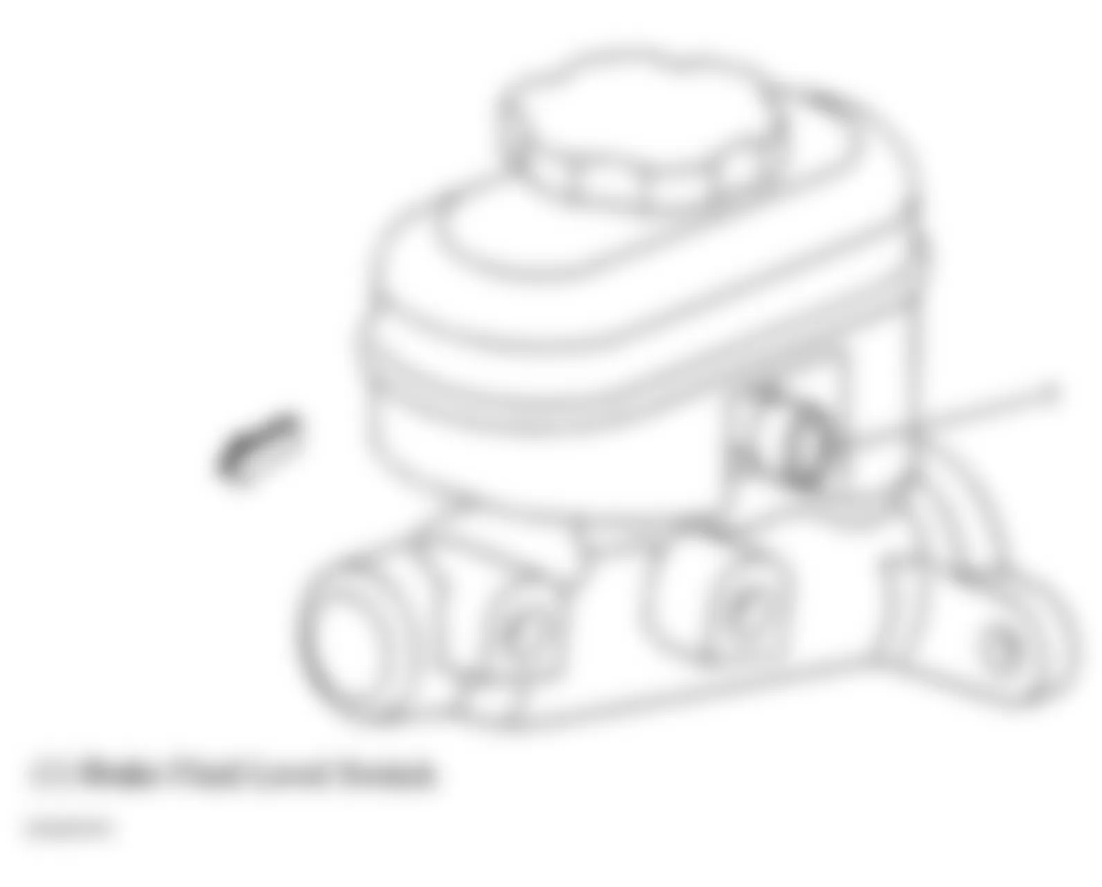 Chevrolet Classic 2005 - Component Locations -  Brake Fluid Level Switch