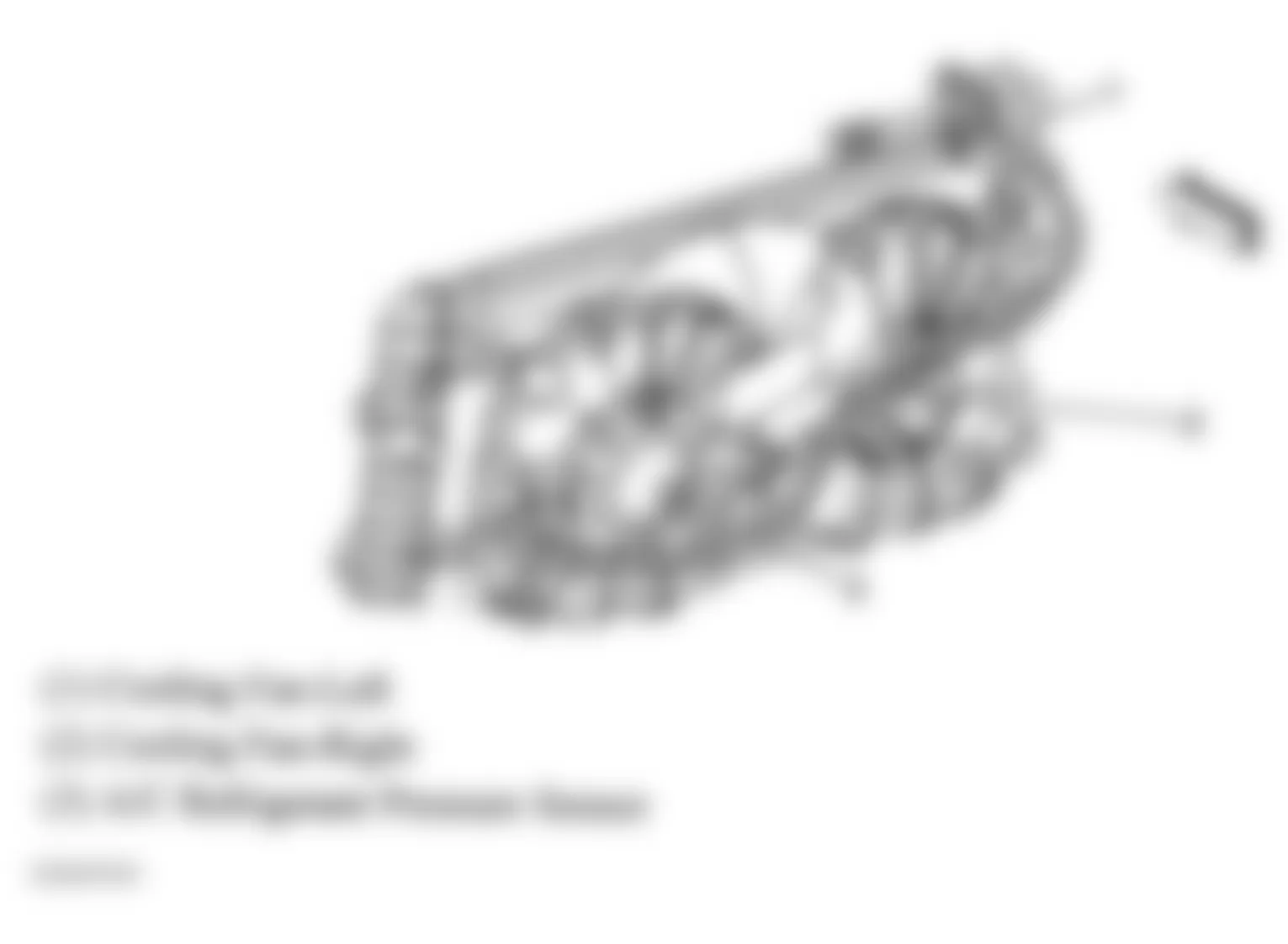 Chevrolet Classic 2005 - Component Locations -  Front Of Engine Compartment