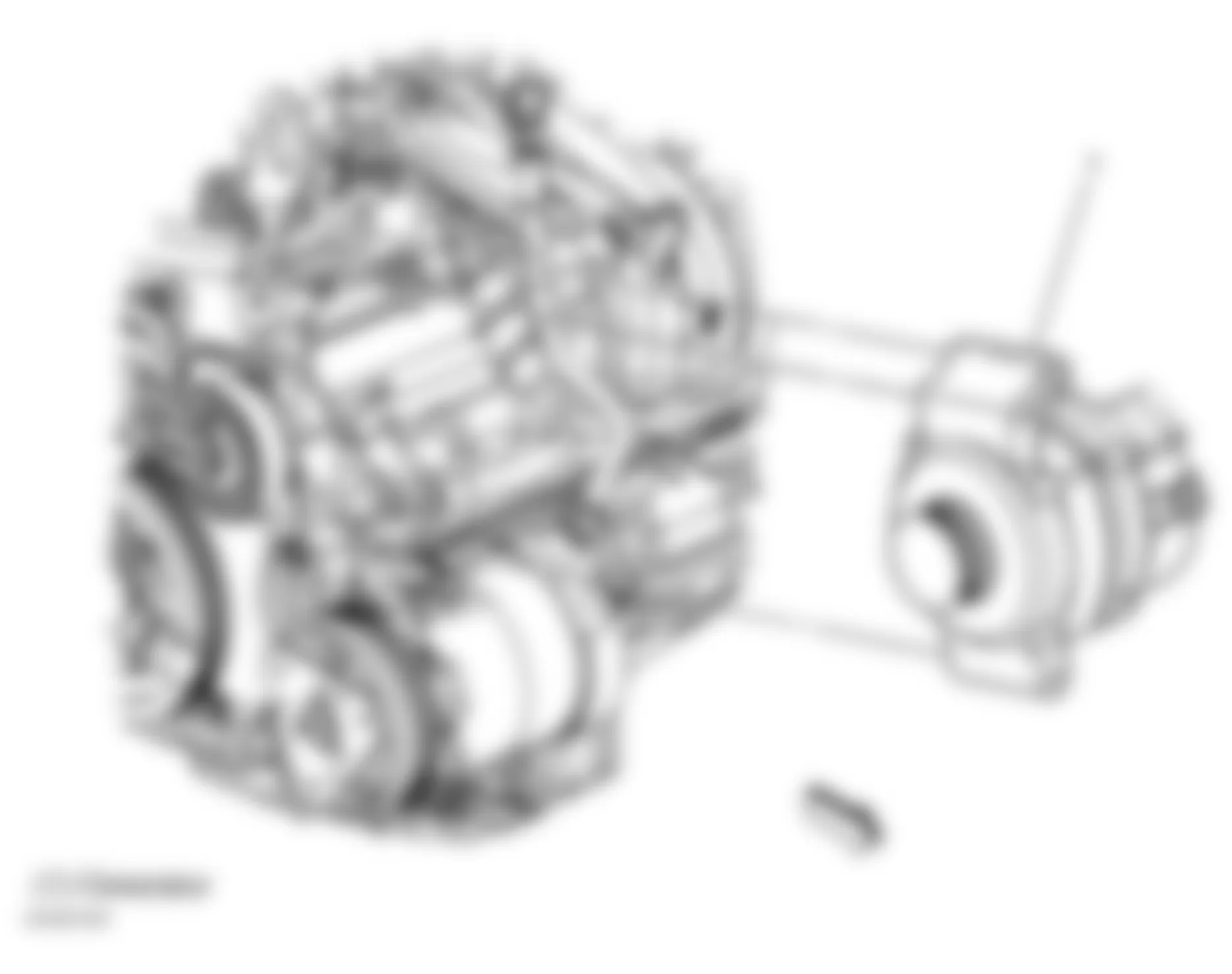 Chevrolet Classic 2005 - Component Locations -  Right Front Of Engine