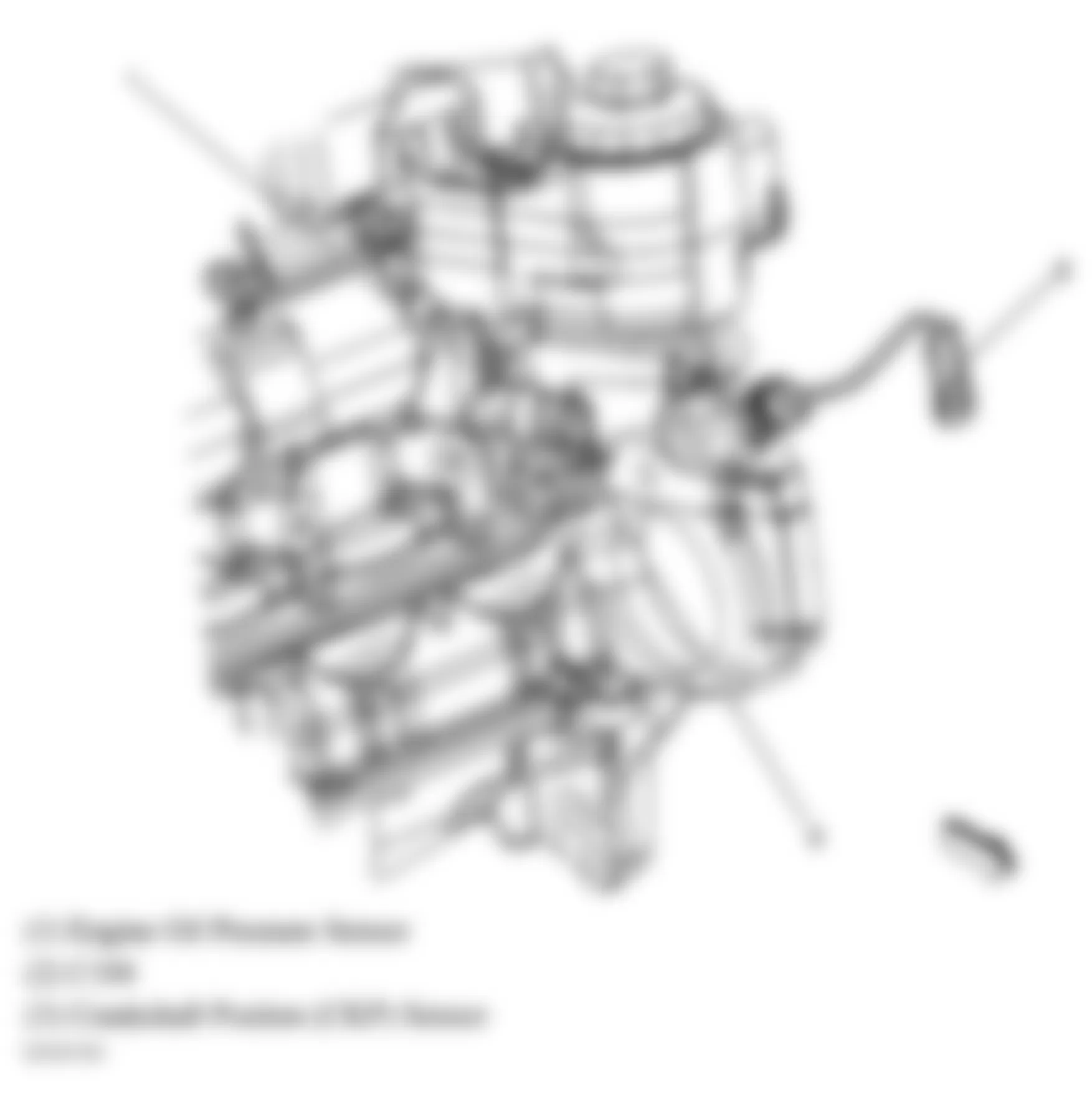 Chevrolet Classic 2005 - Component Locations -  Left Front Of Engine