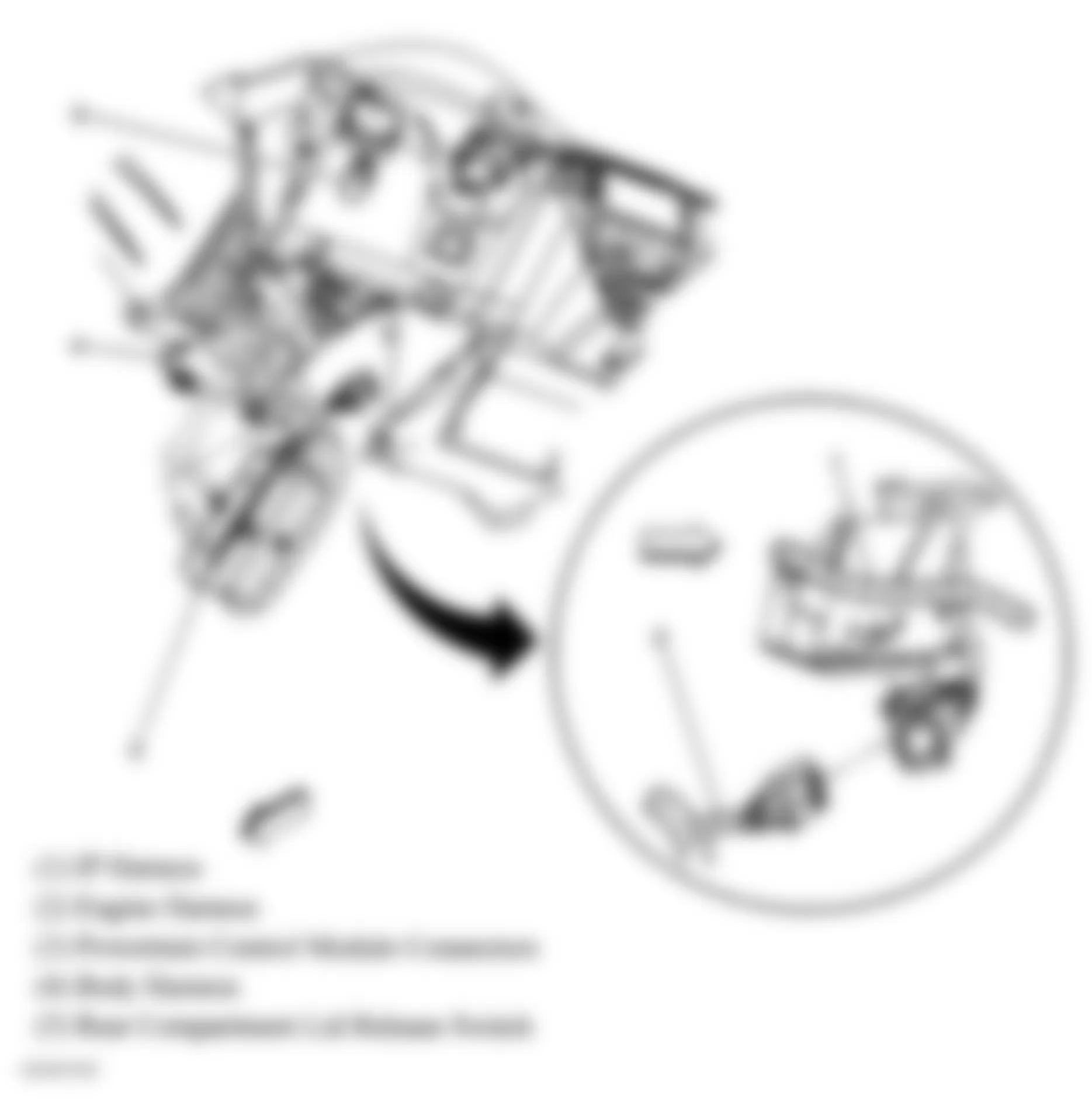 Chevrolet Classic 2005 - Component Locations -  Left Side Of Dash