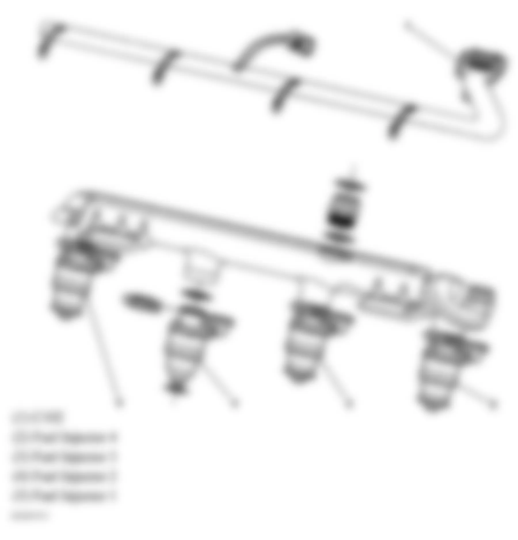 Chevrolet Classic 2005 - Component Locations -  Top Front Of Engine
