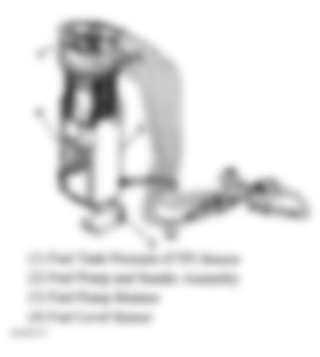 Chevrolet Classic 2005 - Component Locations -  Fuel Pump & Sender Assembly