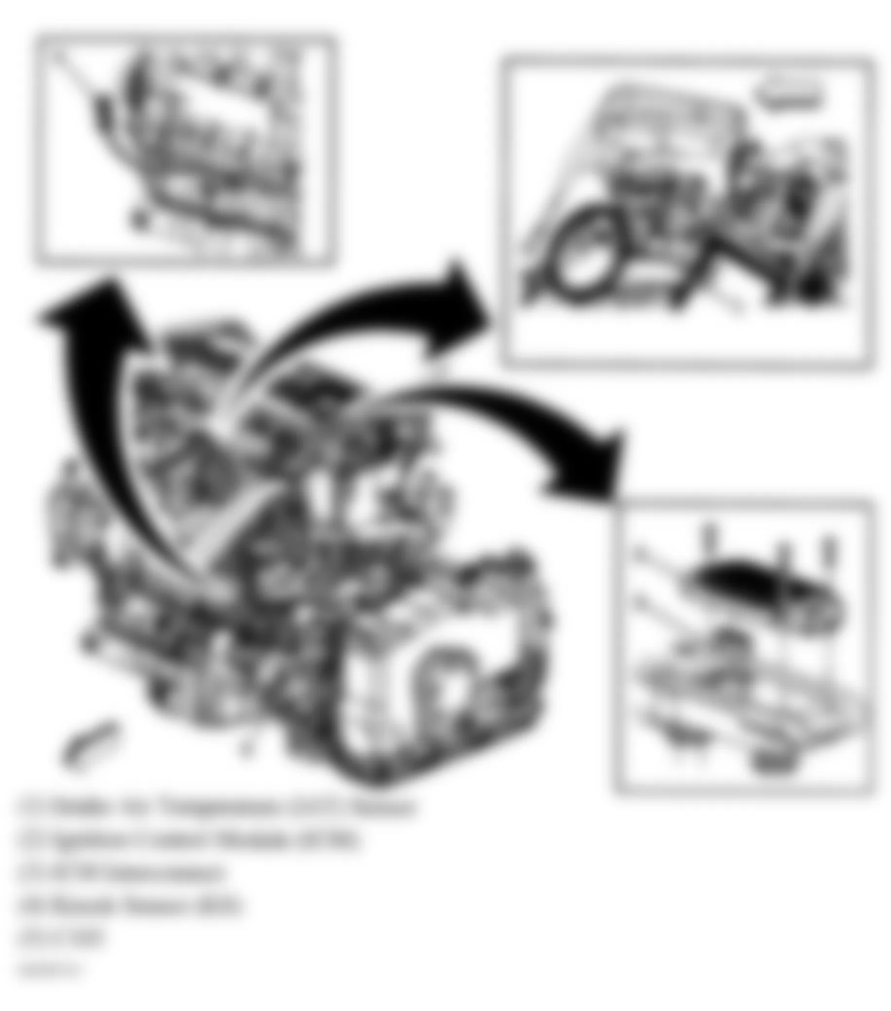 Chevrolet Classic 2005 - Component Locations -  Left Front Of Engine