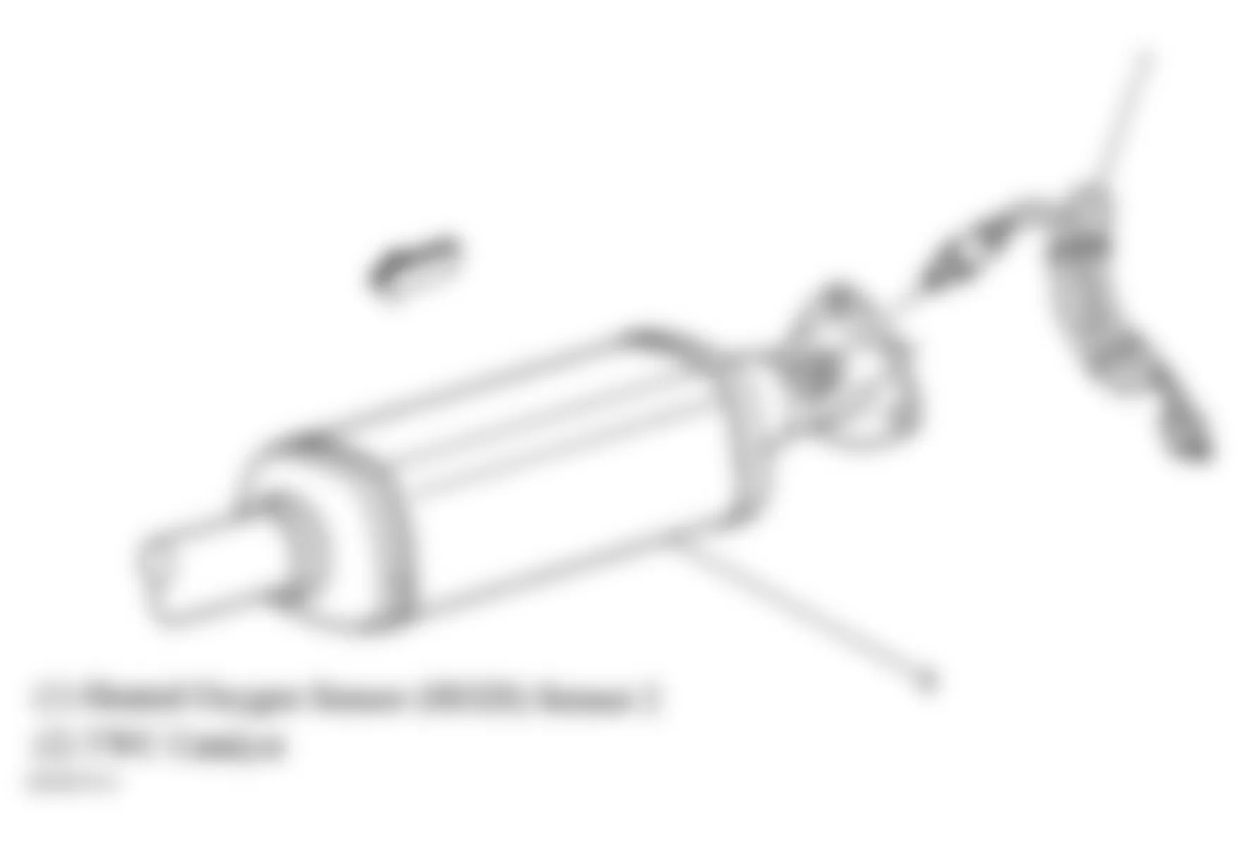 Chevrolet Classic 2005 - Component Locations -  Catalytic Converter