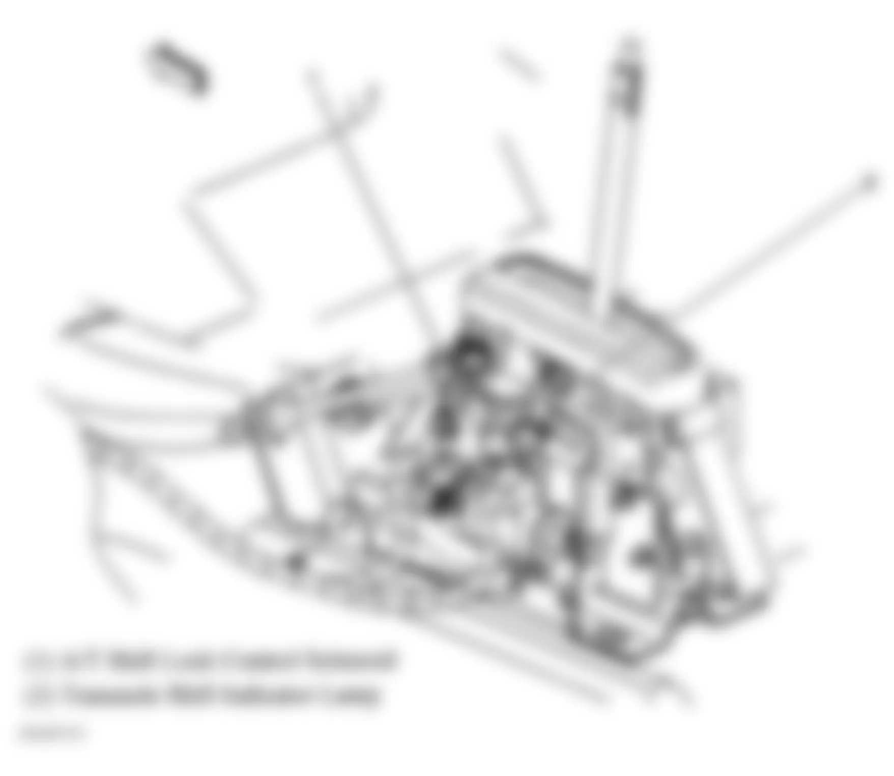 Chevrolet Classic 2005 - Component Locations -  Under Center Console
