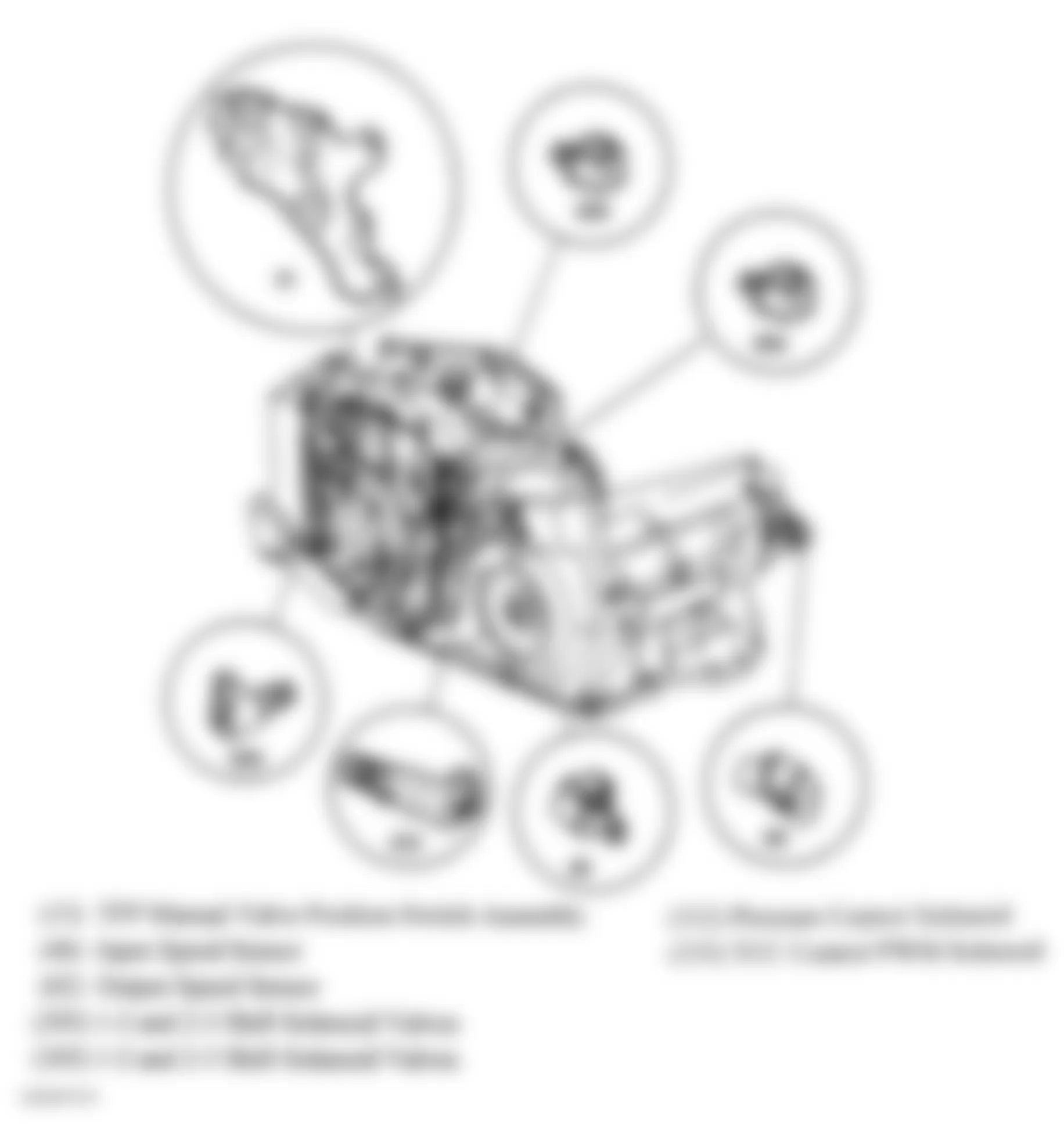 Chevrolet Classic 2005 - Component Locations -  Automatic Transmission Overview