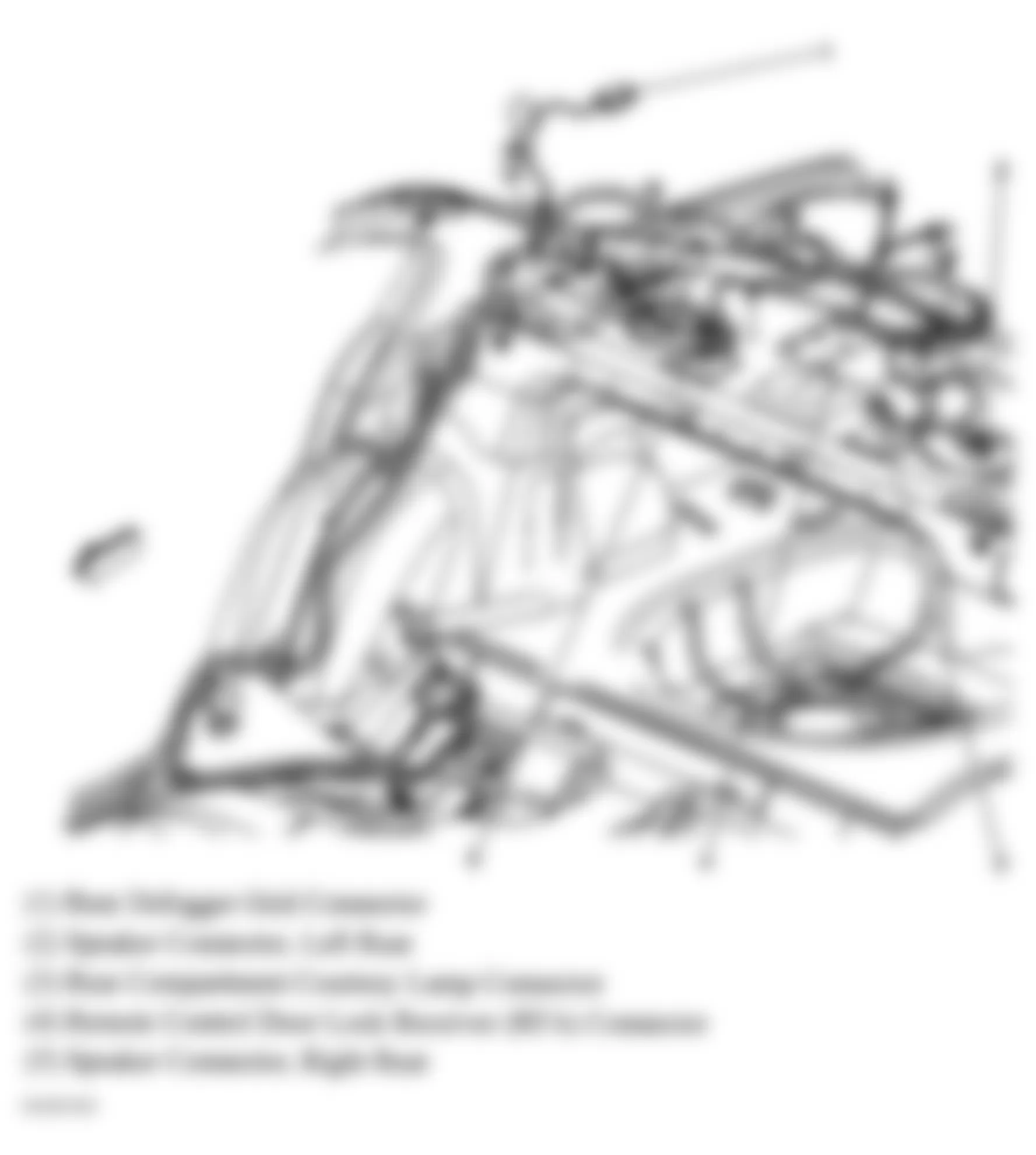 Chevrolet Classic 2005 - Component Locations -  Right Rear Of Passenger Compartment