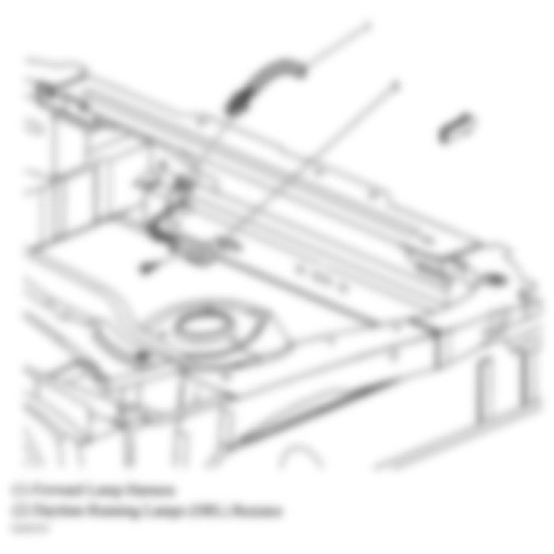 Chevrolet Classic 2005 - Component Locations -  Top Front Of Engine Compartment