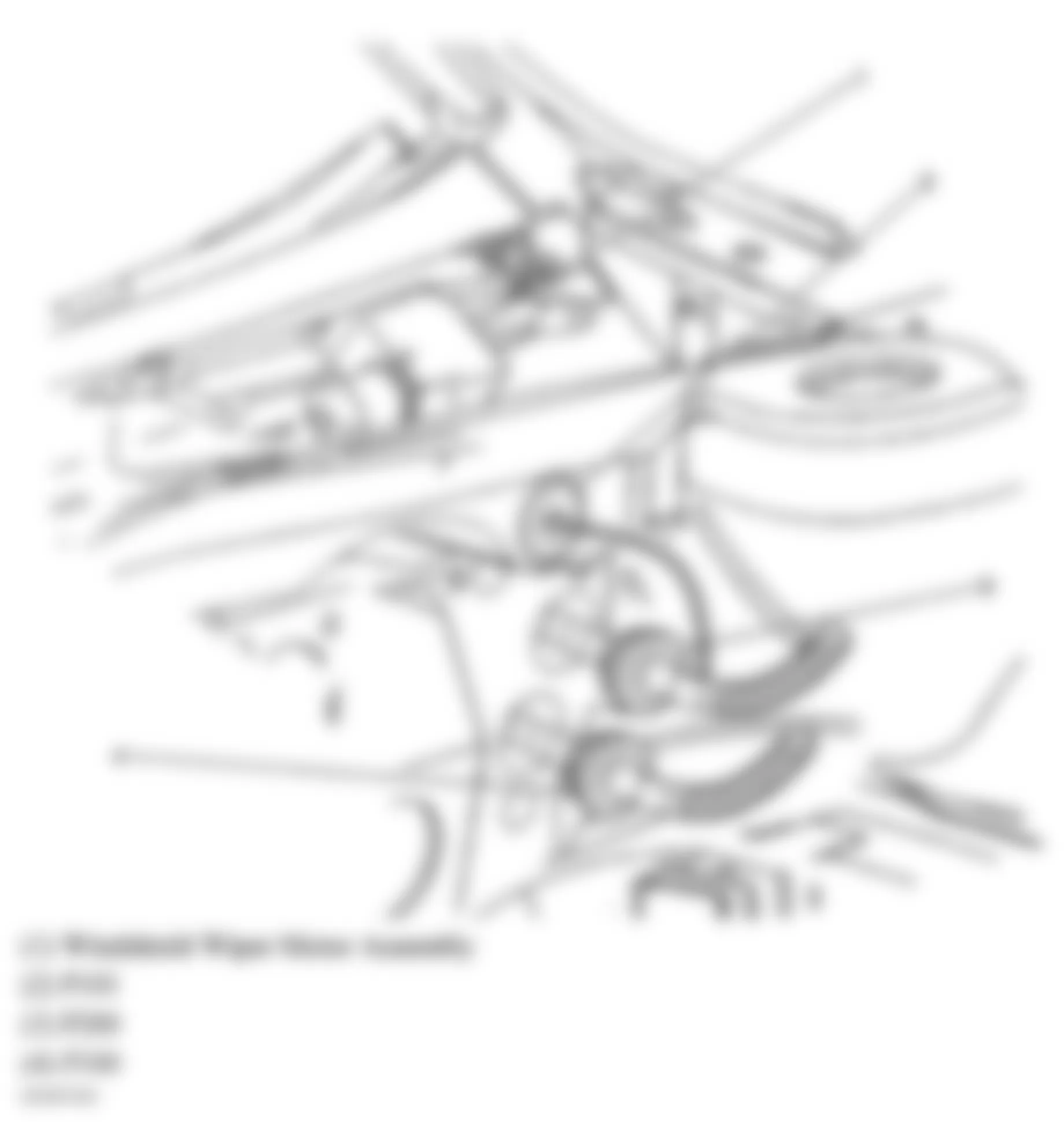 Chevrolet Classic 2005 - Component Locations -  Left Rear Of Engine Compartment