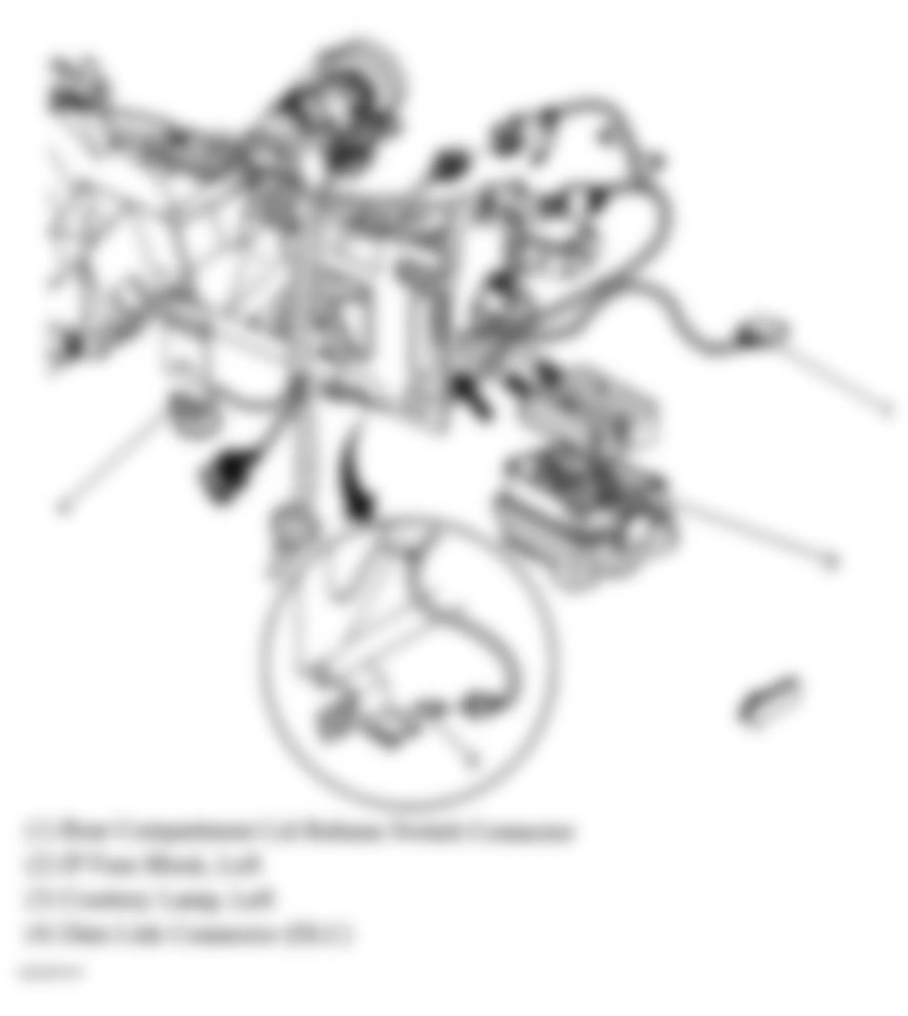 Chevrolet Classic 2005 - Component Locations -  Left Side Of Dash