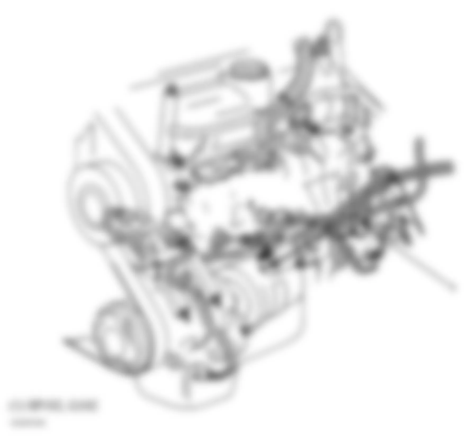 Chevrolet Classic 2005 - Component Locations -  Front Of Engine