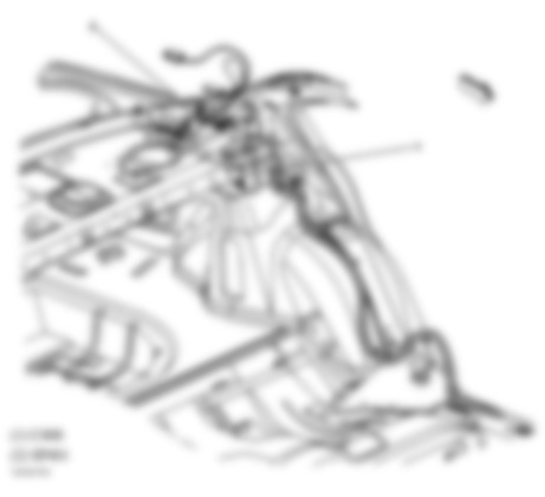 Chevrolet Classic 2005 - Component Locations -  Left Rear Of Passenger Compartment