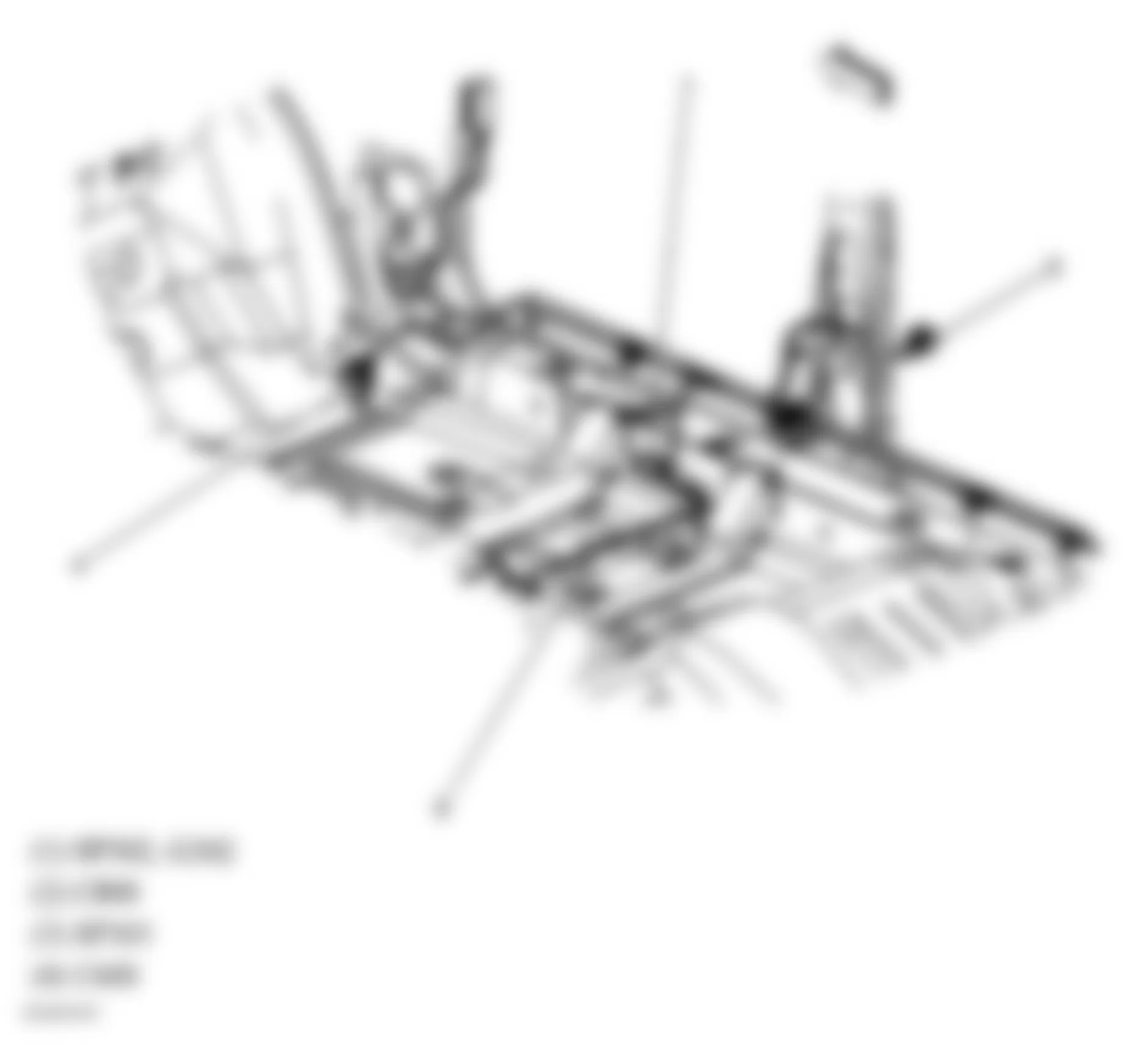 Chevrolet Classic 2005 - Component Locations -  Right Front Of Passenger Compartment