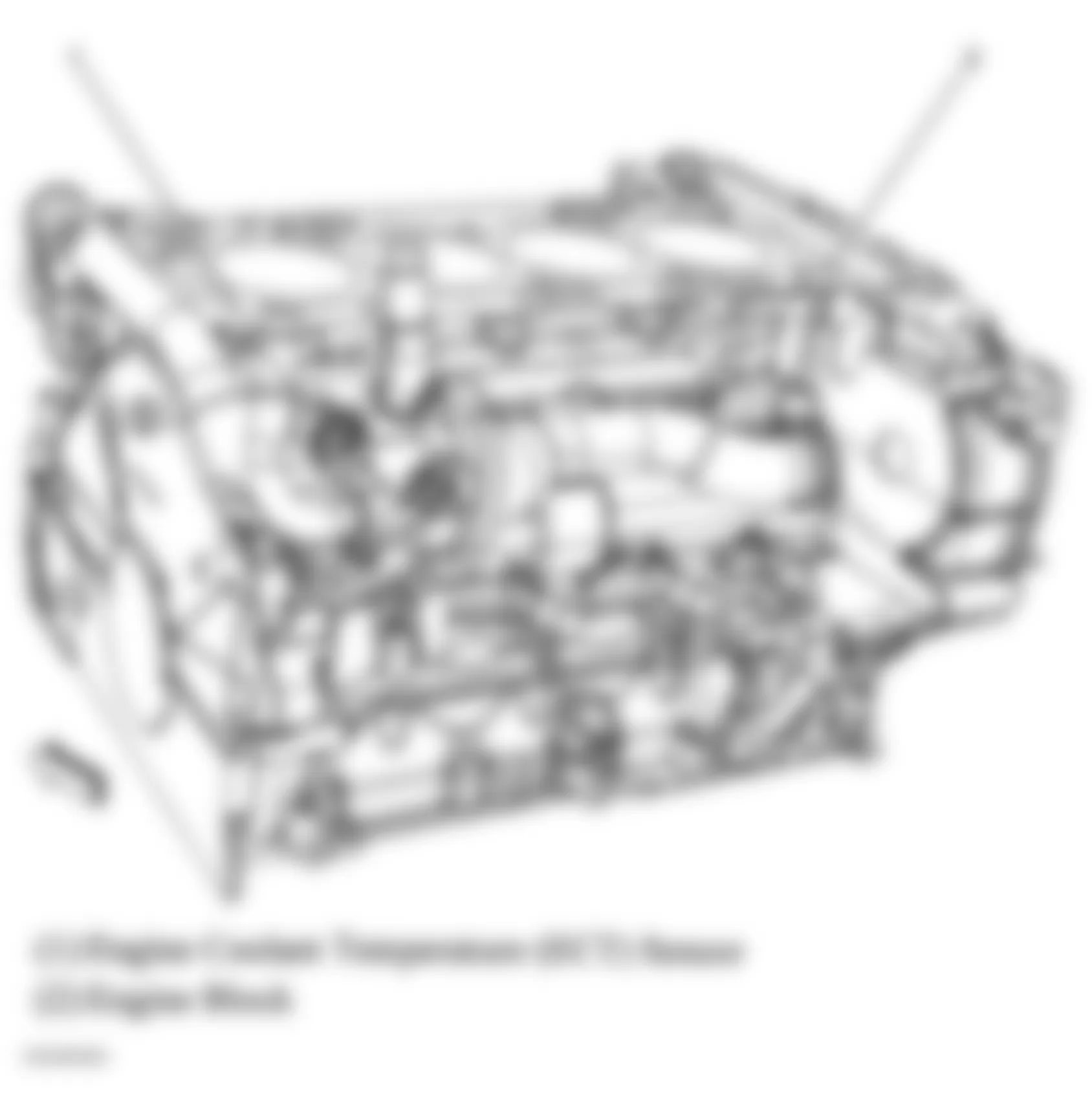 Chevrolet Cobalt LS 2005 - Component Locations -  Right Side Of Engine Block (2.2L)