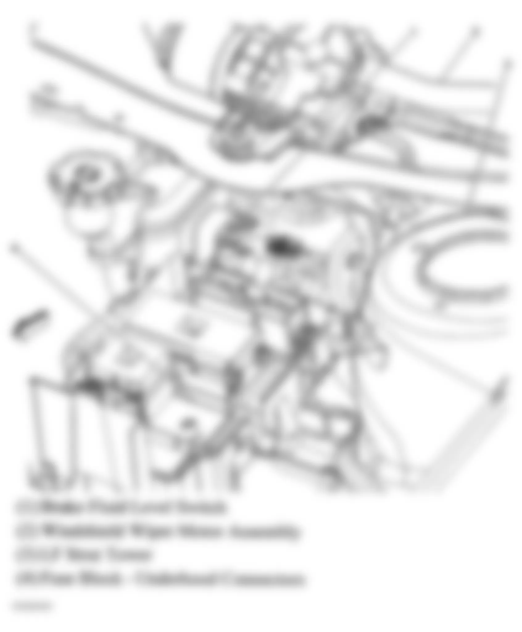 Chevrolet Cobalt LS 2005 - Component Locations -  Left Rear Of Engine Compartment
