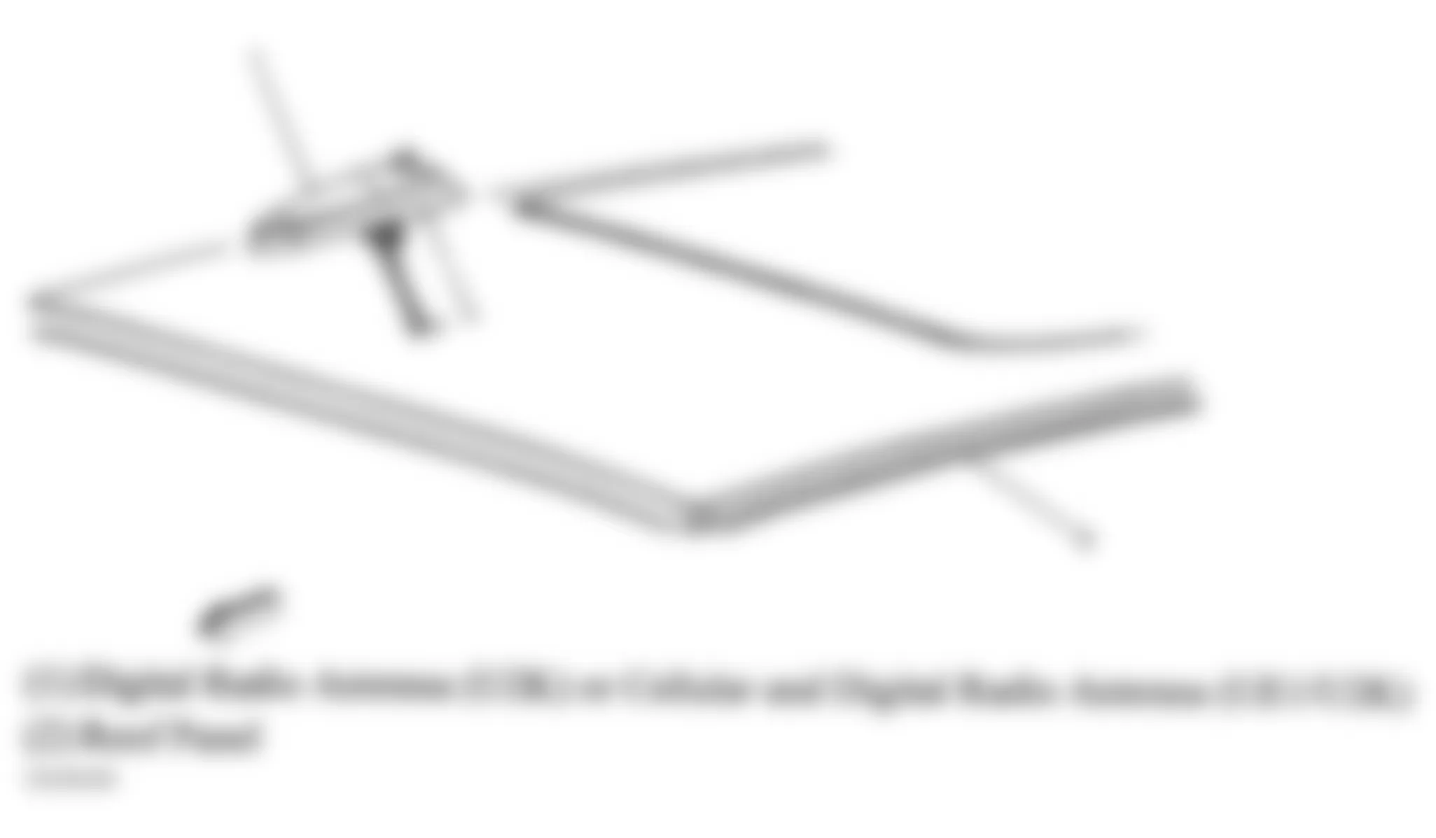 Chevrolet Cobalt LT 2005 - Component Locations -  Top Of Roof