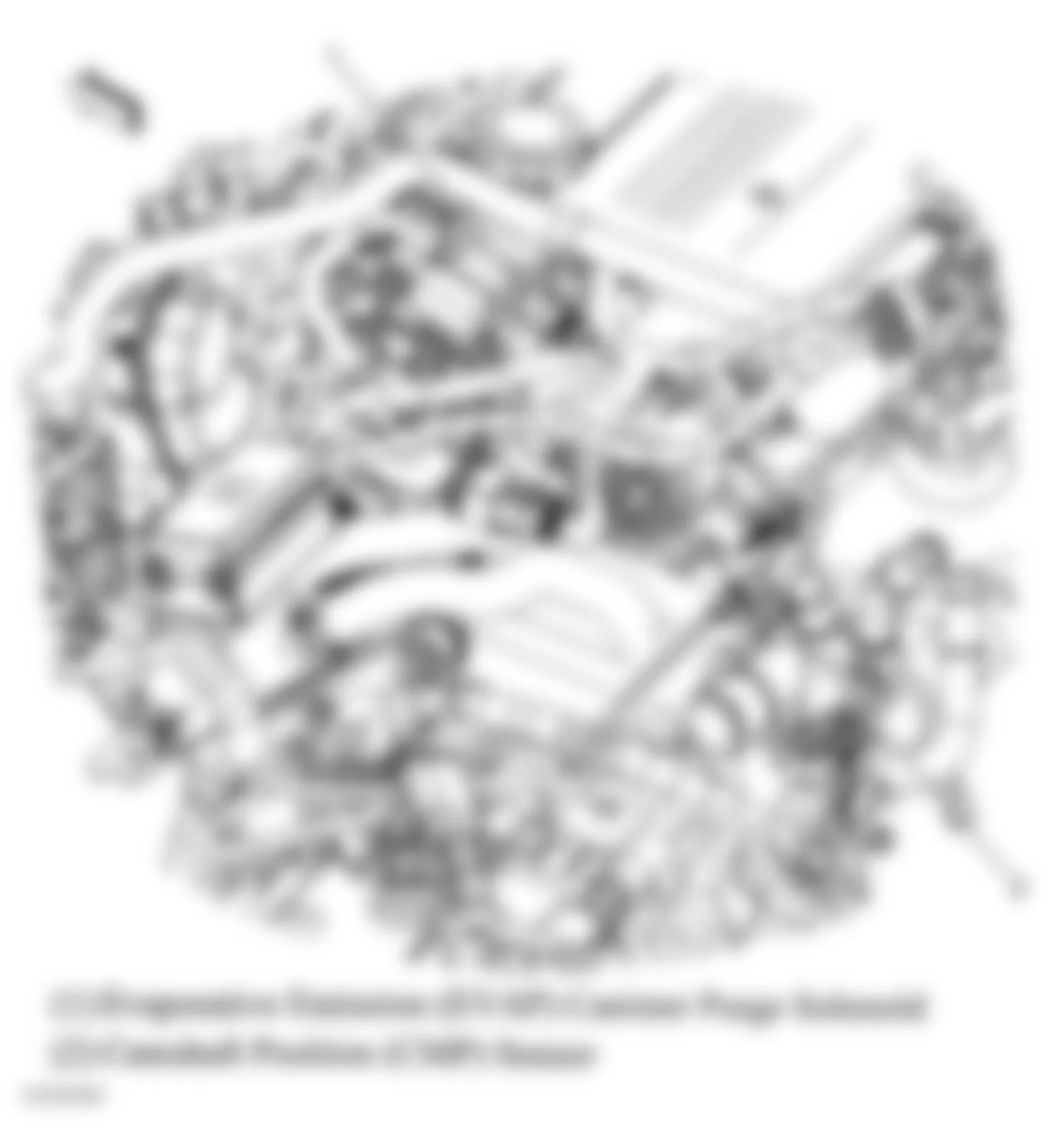 Chevrolet Cobalt LT 2005 - Component Locations -  Top Of Transmission (2.0L)