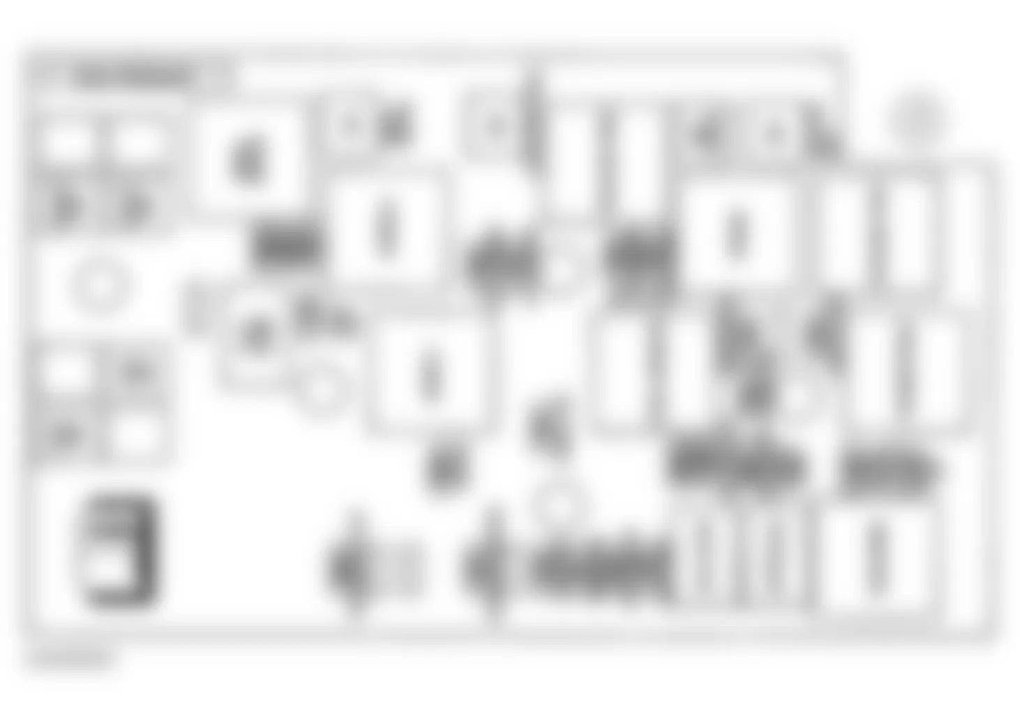 Chevrolet Cobalt LT 2005 - Component Locations -  Underhood Fuse Block