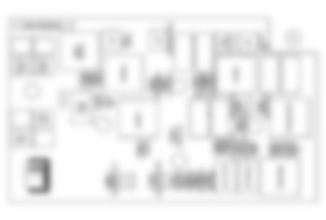 Chevrolet Cobalt LT 2005 - Component Locations -  Identifying Underhood Fuse Block