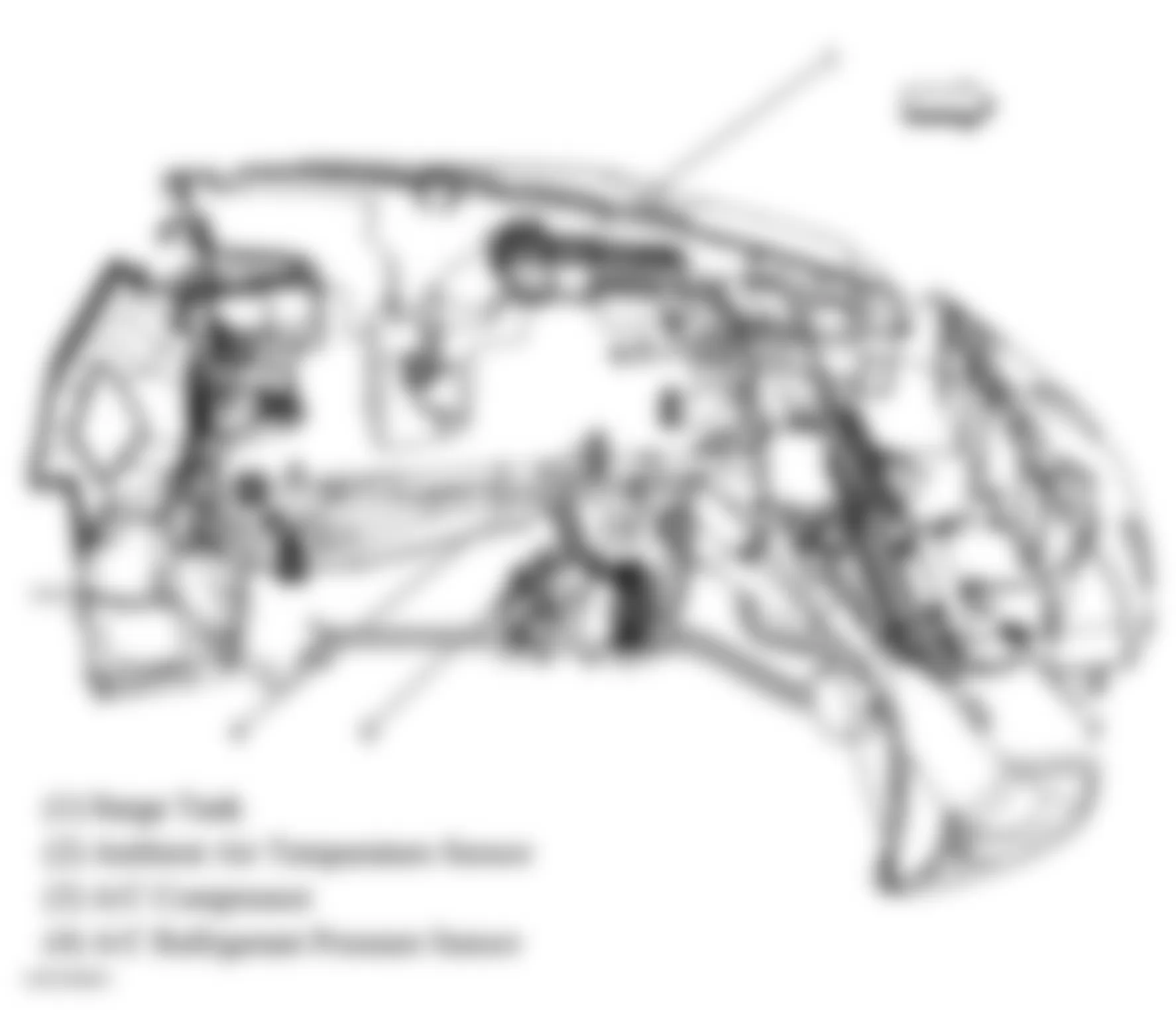 Chevrolet Corvette 2005 - Component Locations -  Engine Compartment