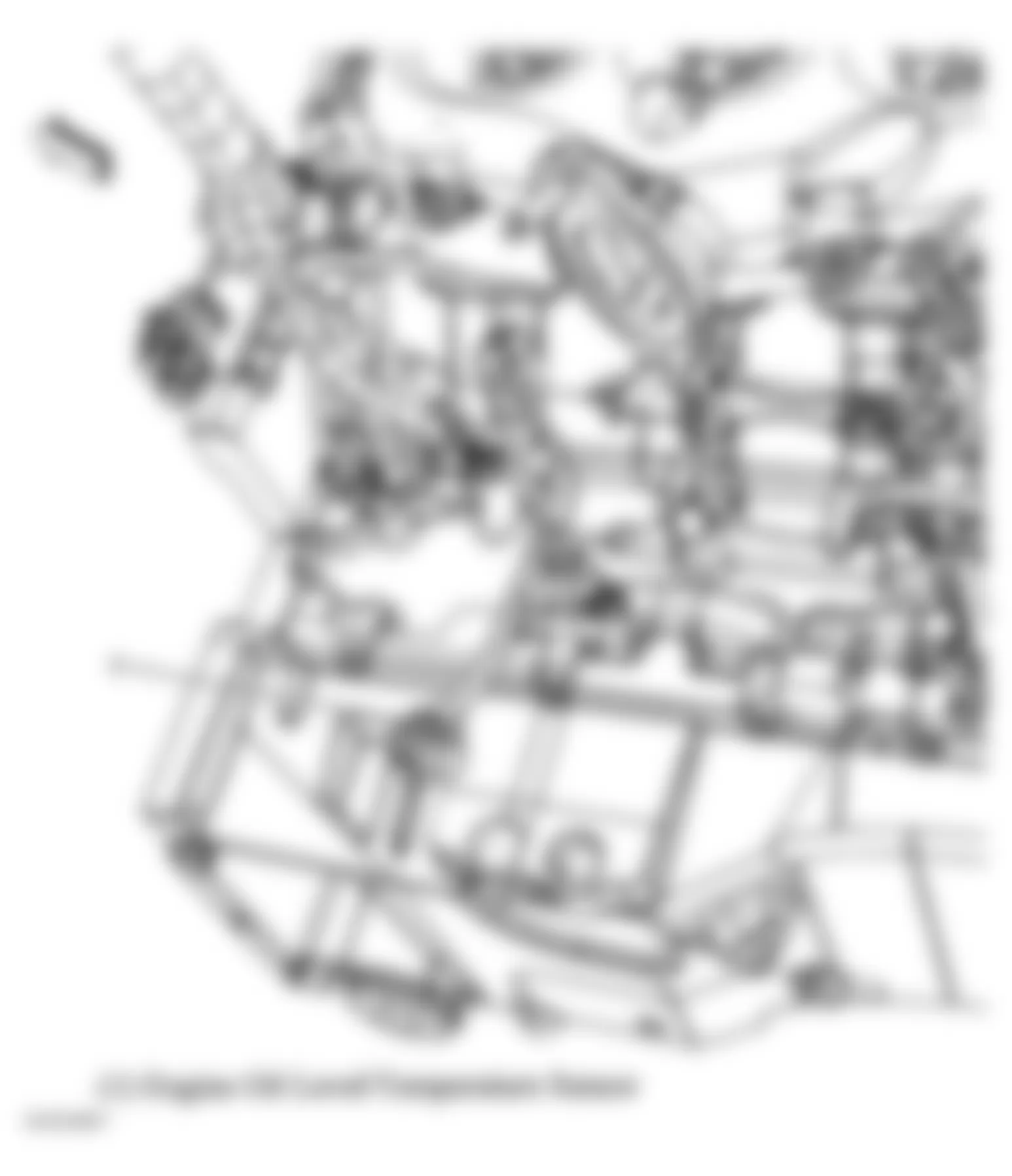 Chevrolet Corvette 2005 - Component Locations -  Lower Left Side Of Engine