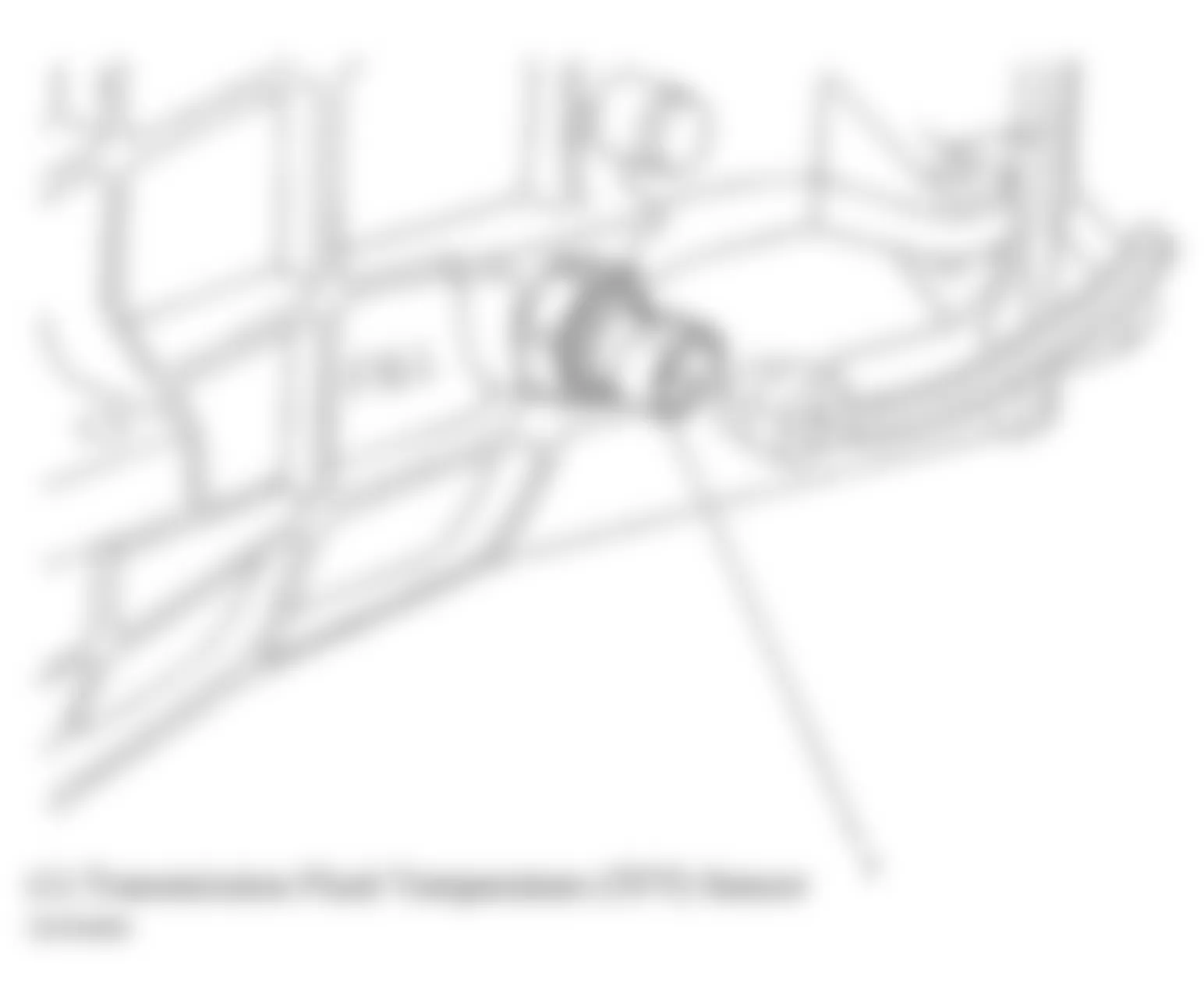 Chevrolet Corvette 2005 - Component Locations -  Left Side Of Transmission