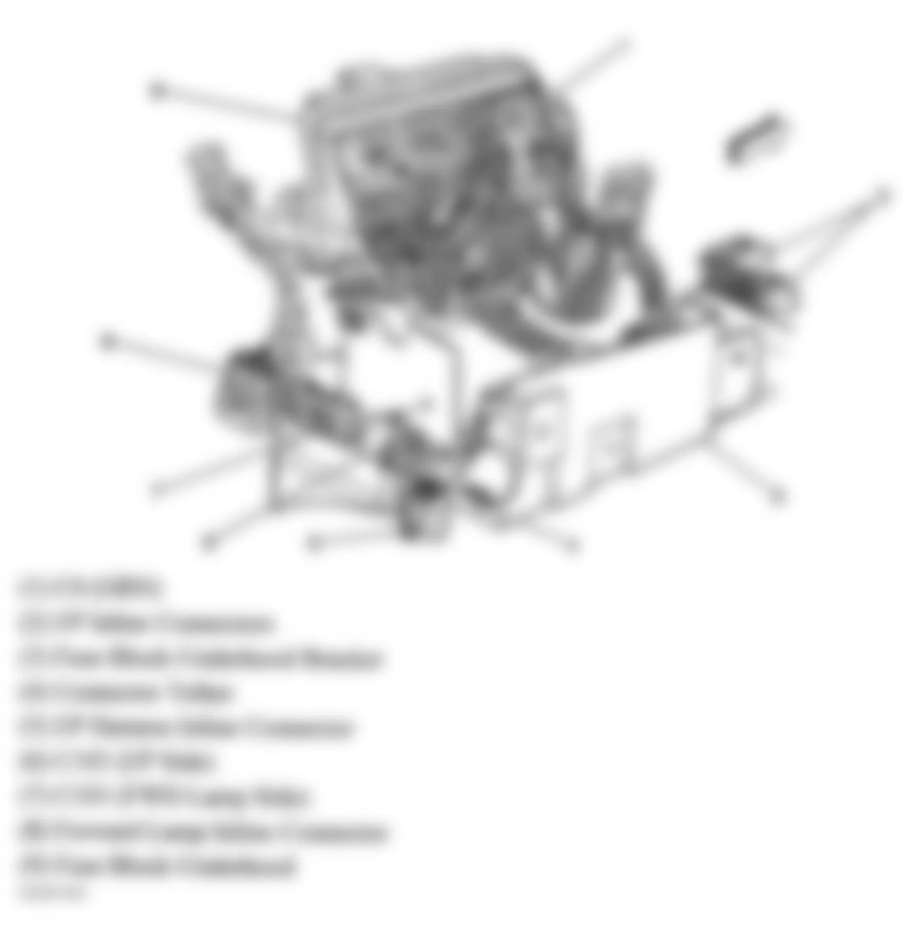 Chevrolet Avalanche 1500 2006 - Component Locations -  Underhood Fuse Block