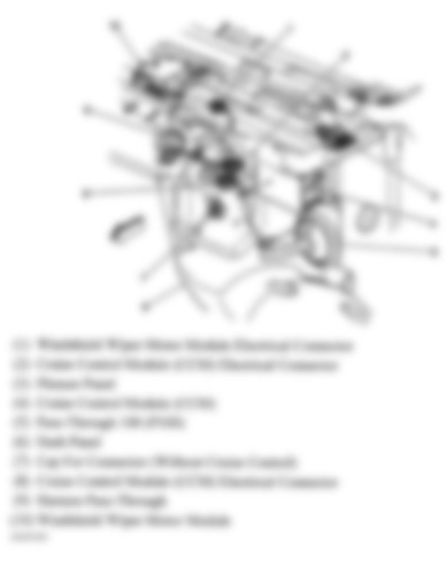 Chevrolet Avalanche 1500 2006 - Component Locations -  Left Rear Of Engine Compartment