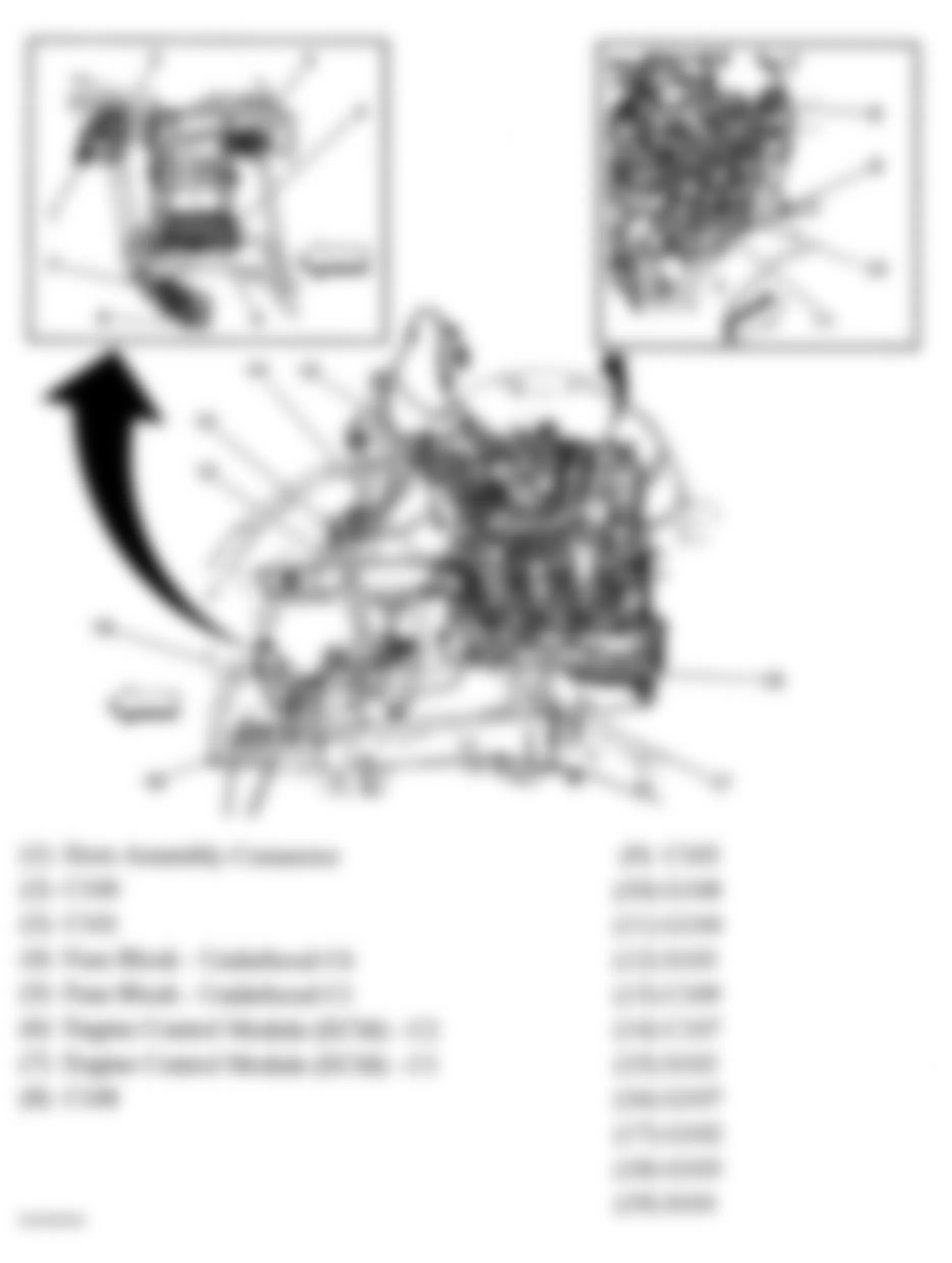 Chevrolet Chevy Express G1500 2006 - Component Locations -  Left Side Of Engine Compartment (6.6L VIN W)