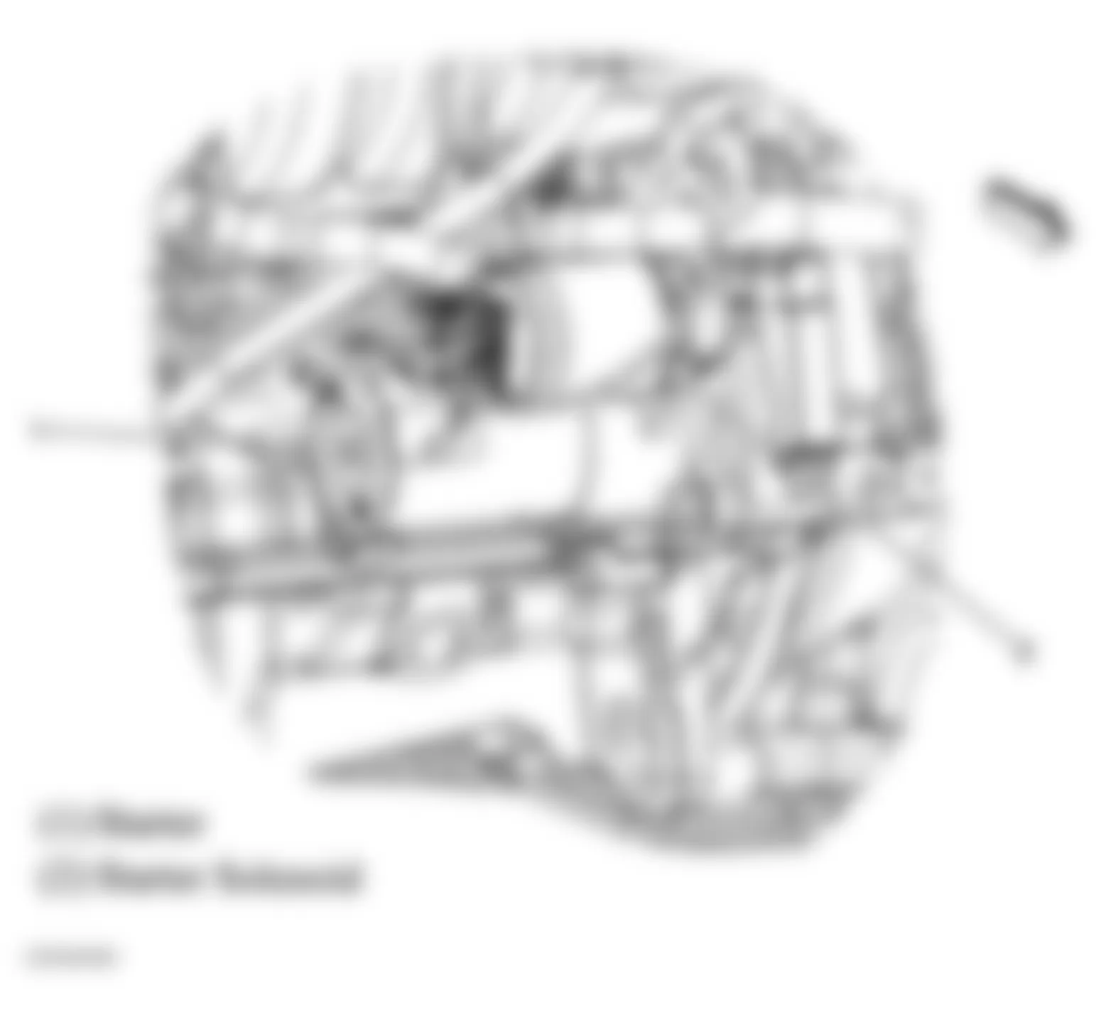 Chevrolet Cobalt LS 2006 - Component Locations -  Lower Left Side Of Engine Block (2.2L)