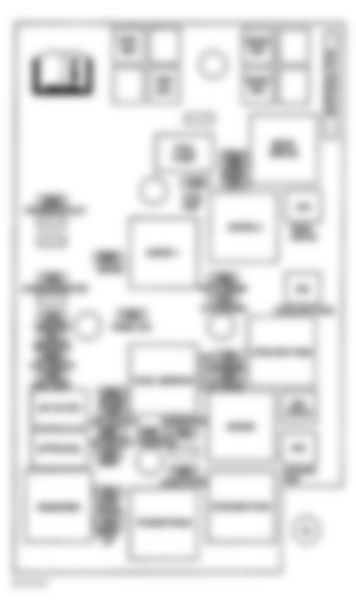 Chevrolet Cobalt LS 2006 - Component Locations -  Underhood Fuse Block