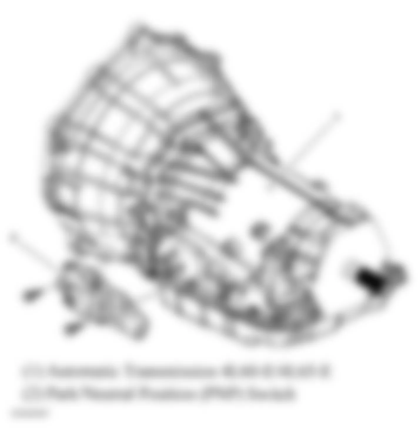 Chevrolet Colorado 2006 - Component Locations -  Automatic Transmission (Left Side)