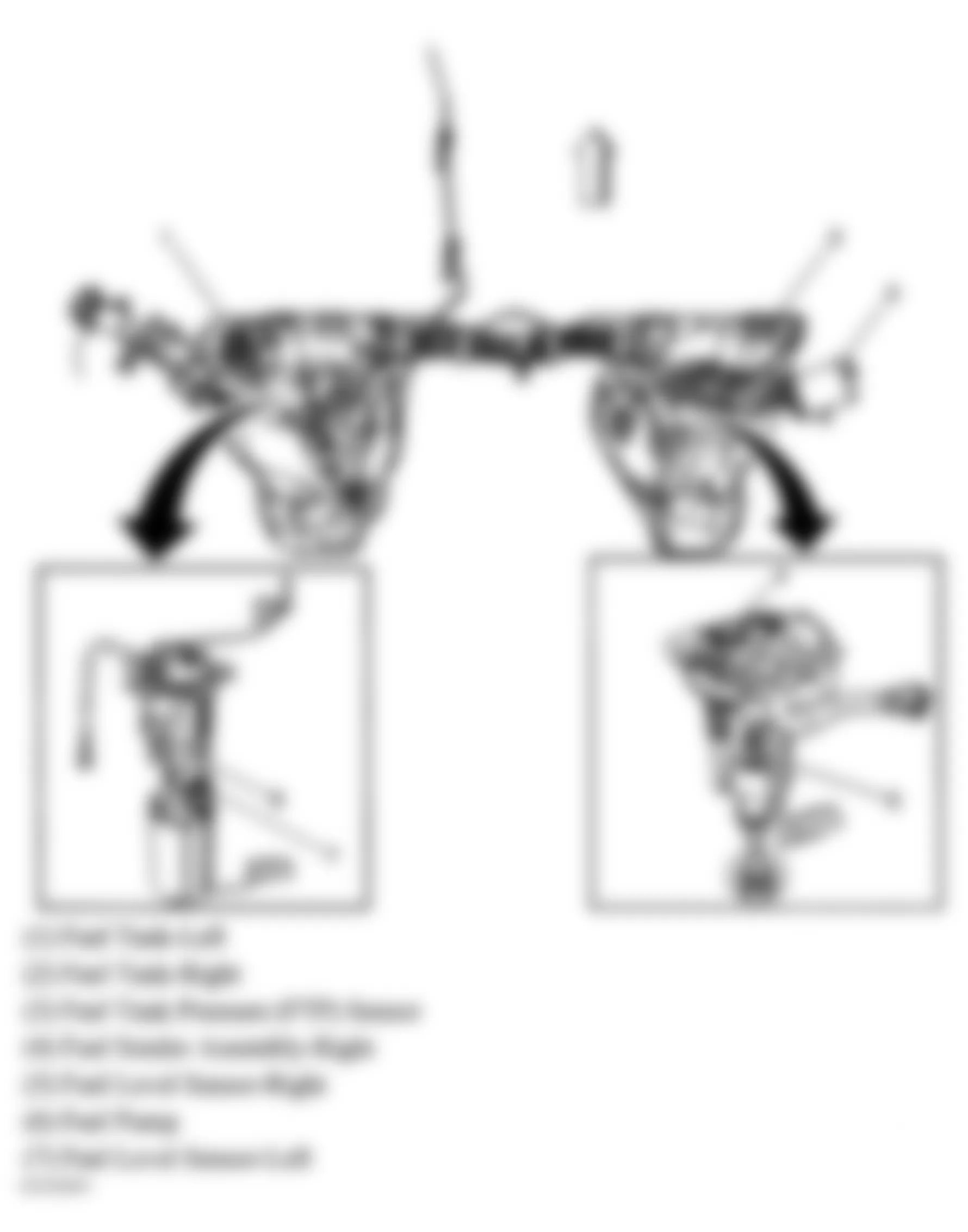 Chevrolet Corvette Z06 2006 - Component Locations -  Fuel Tank