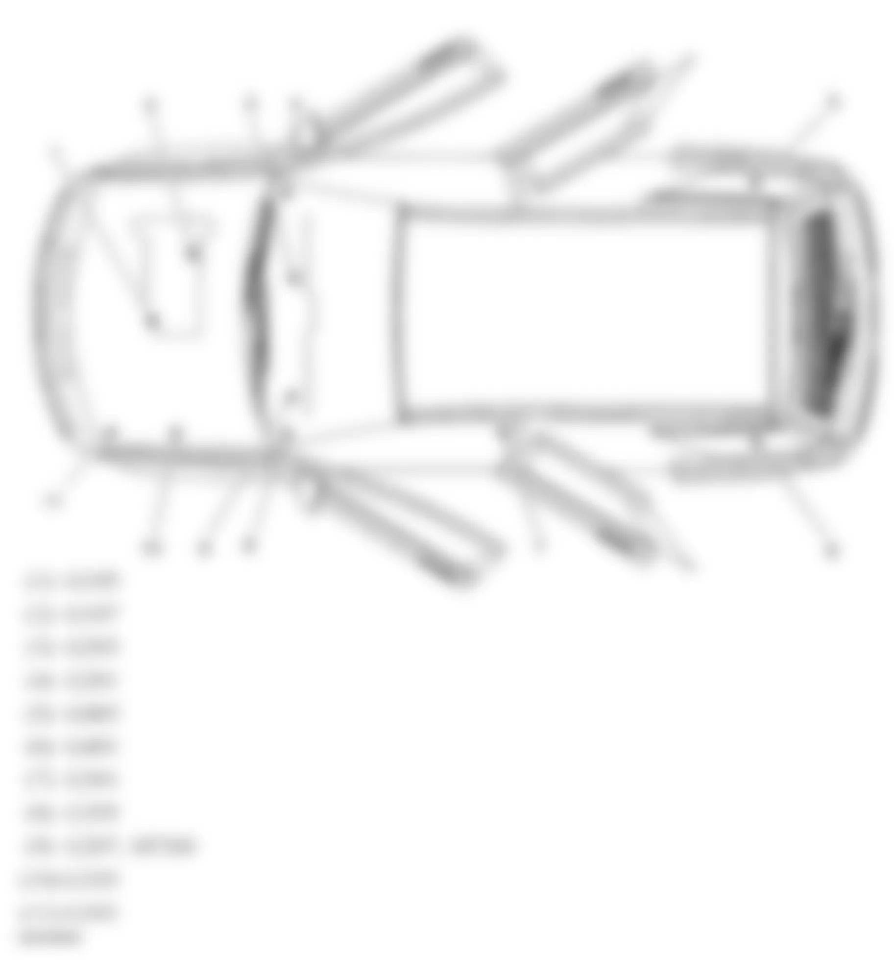 Chevrolet Equinox LT 2006 - Component Locations -  Vehicle Overview