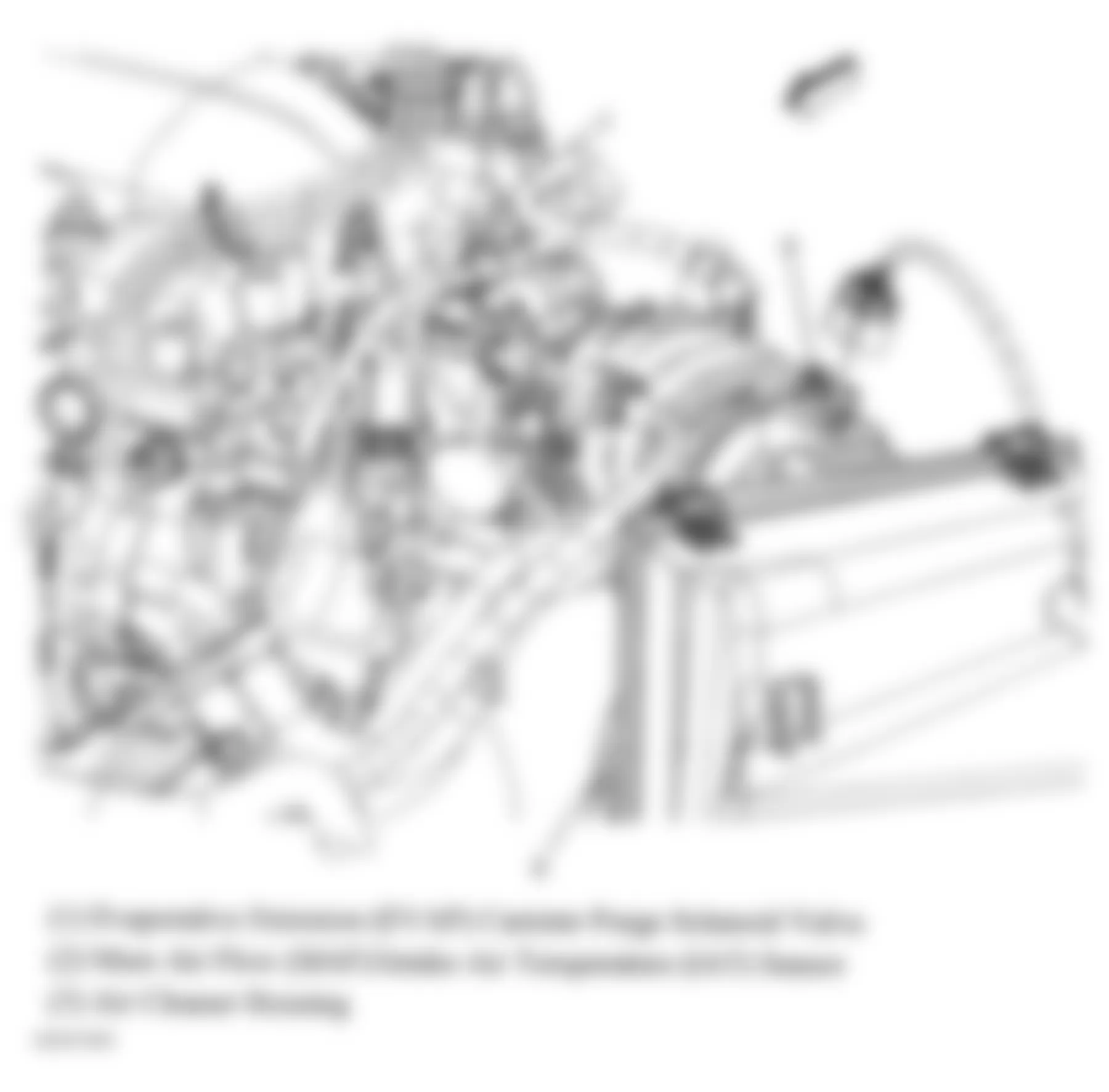 Chevrolet Impala LS 2006 - Component Locations -  Top Of Engine (3.5L & 3.9L)