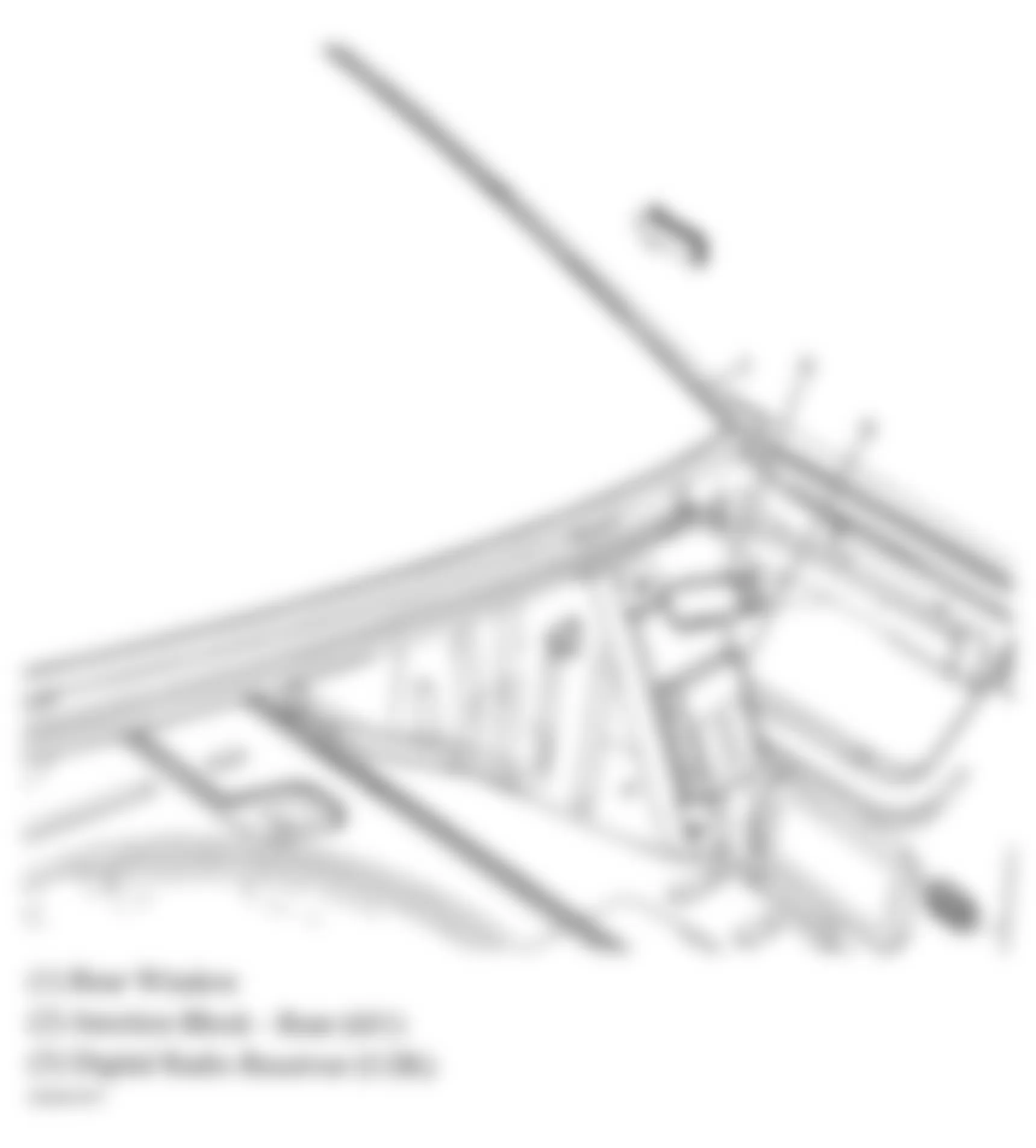 Chevrolet Impala LS 2006 - Component Locations -  Right Side Of Luggage Compartment