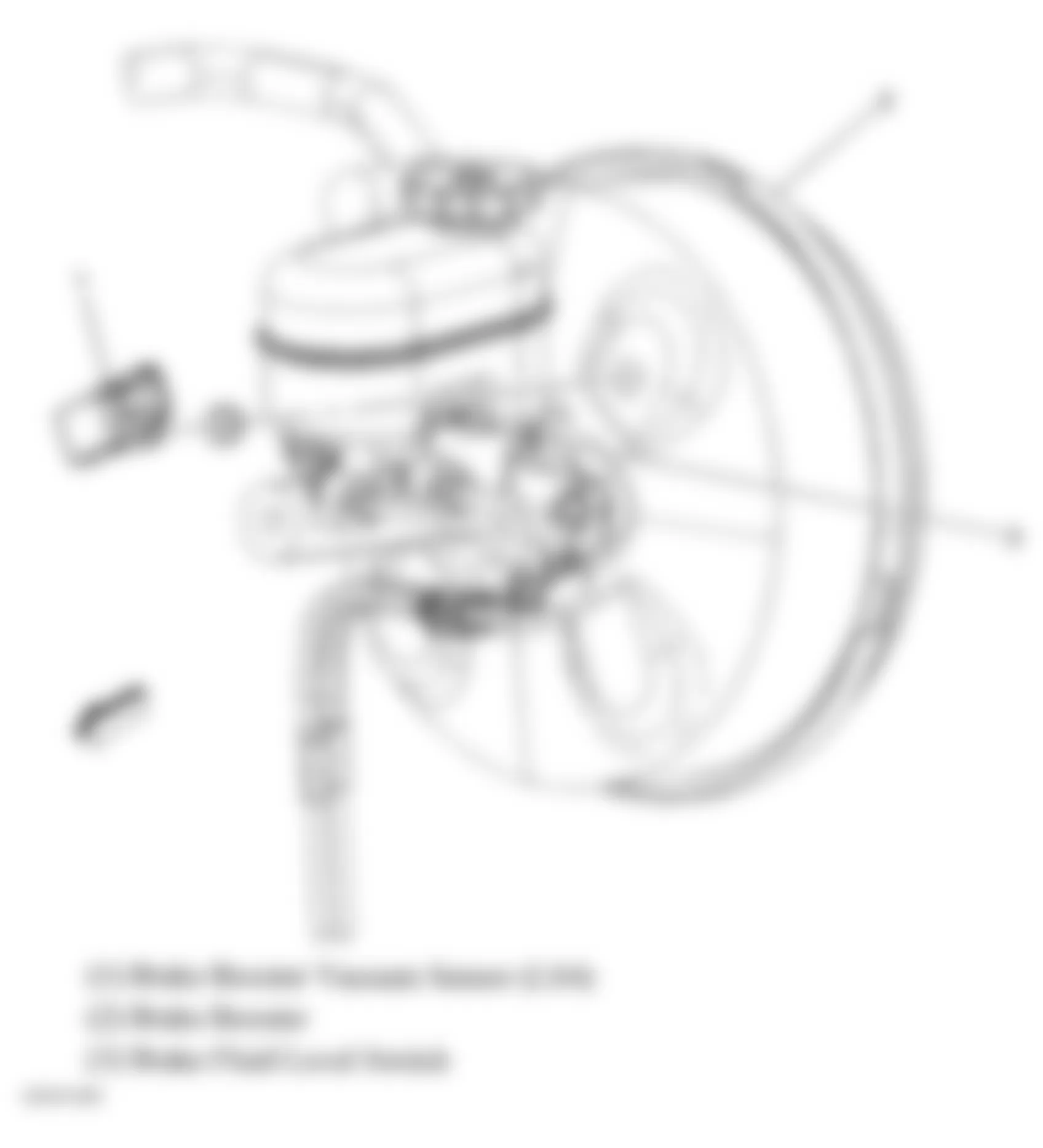 Chevrolet Impala LS 2006 - Component Locations -  Left Rear Of Engine Compartment