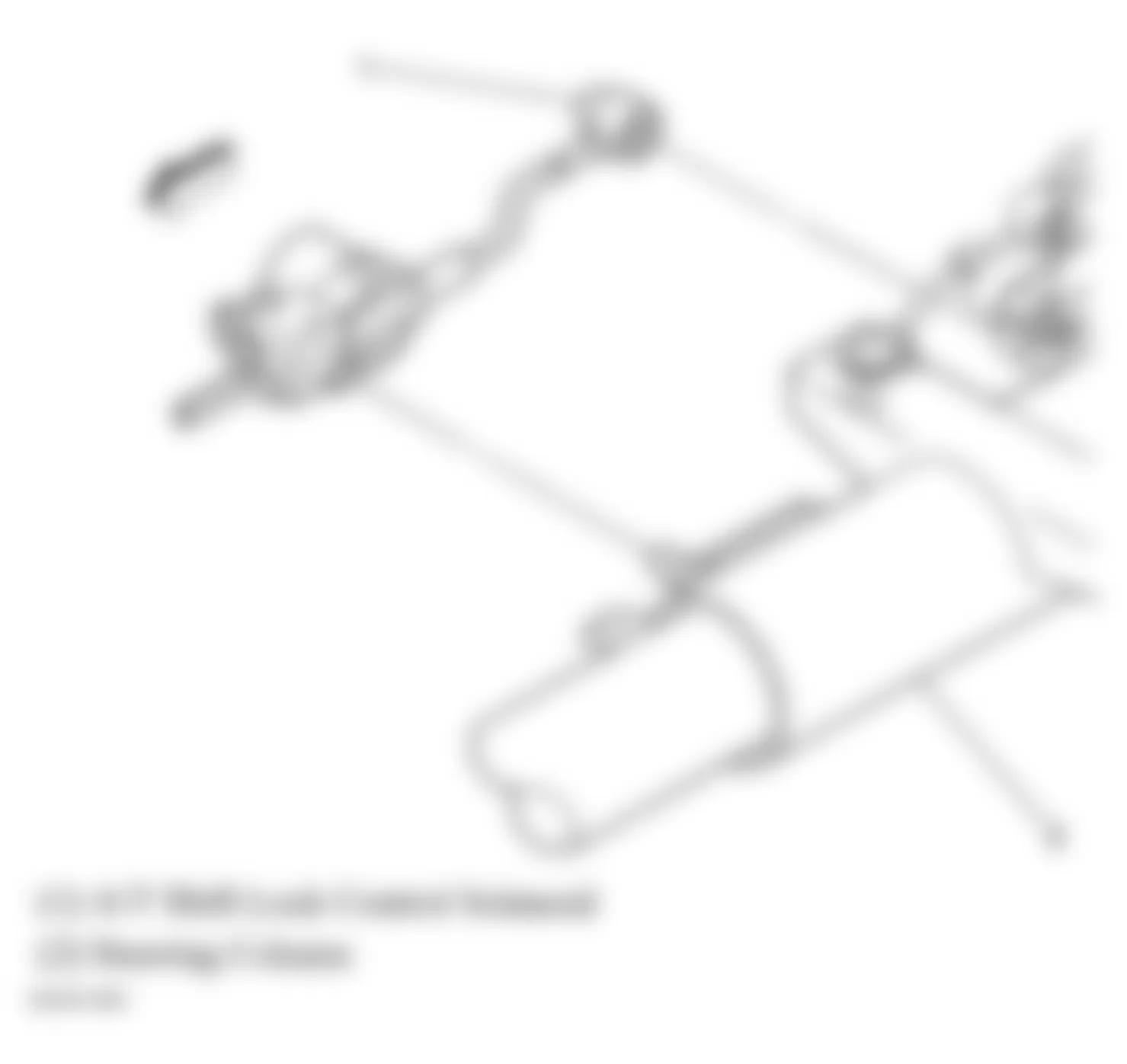 Chevrolet Impala LS 2006 - Component Locations -  Steering Column Components