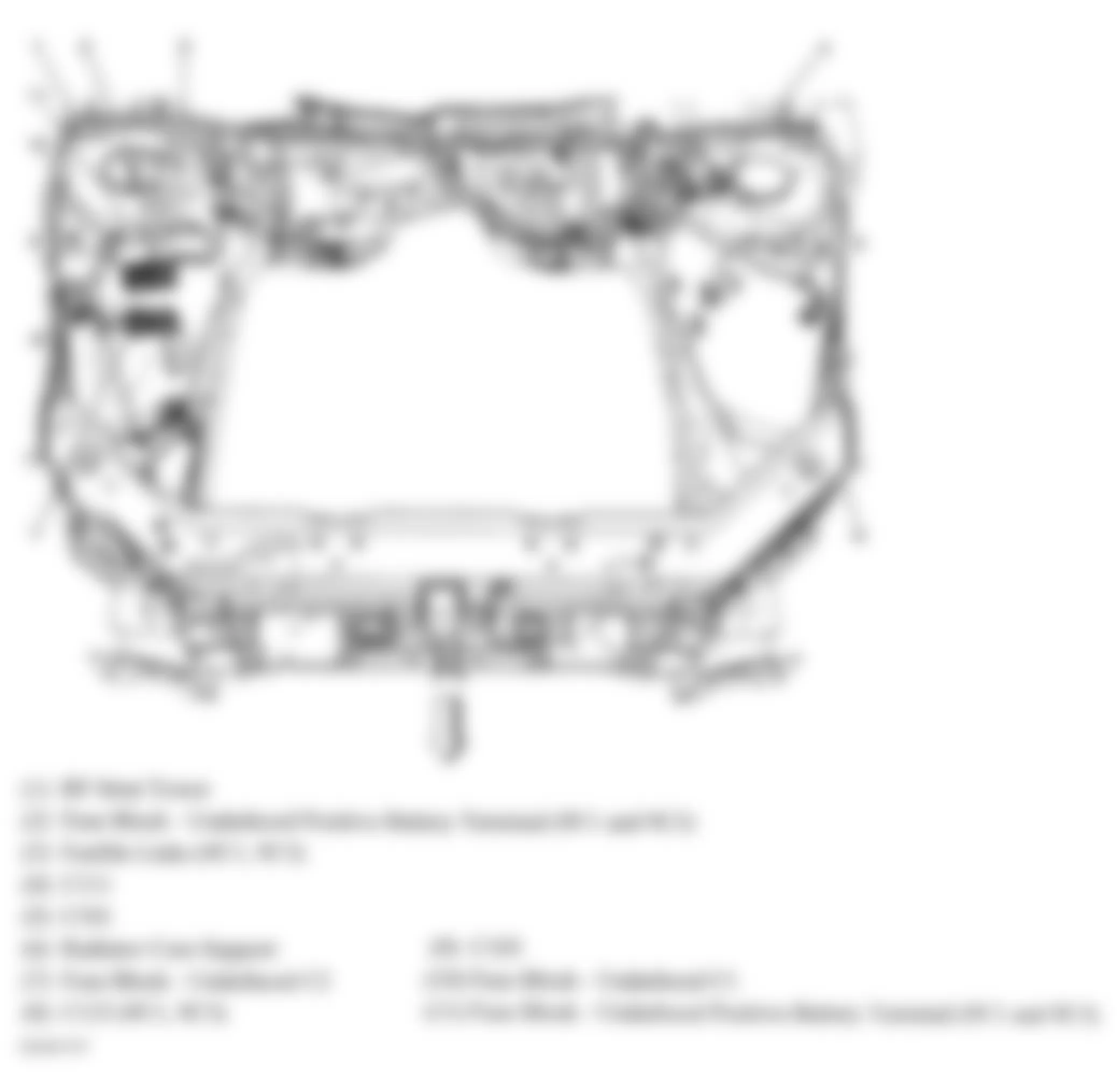 Chevrolet Impala LS 2006 - Component Locations -  Engine Compartment