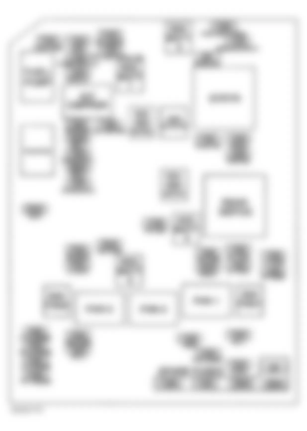 Chevrolet Impala LS 2006 - Component Locations -  Underhood Fuse Block