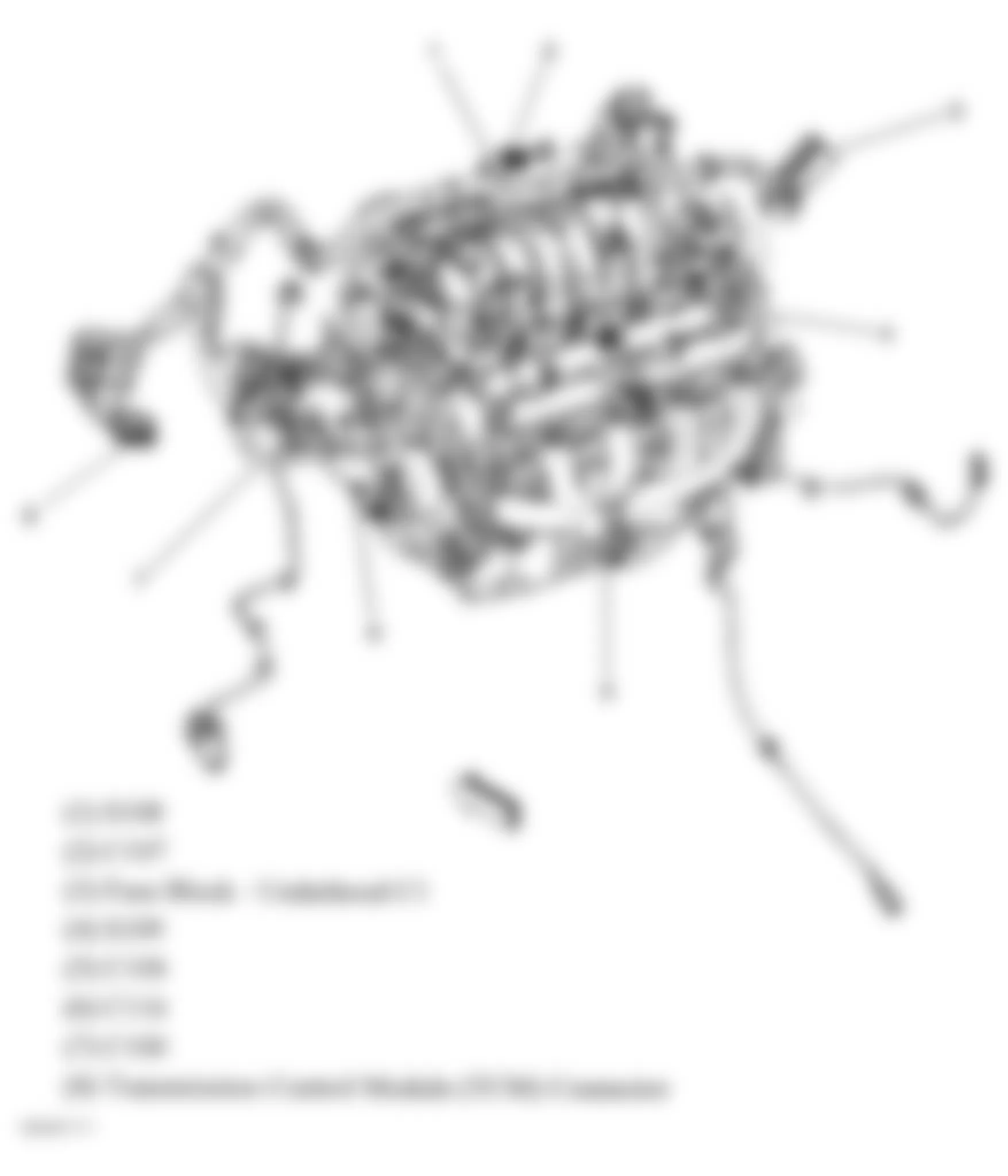 Chevrolet Impala LS 2006 - Component Locations -  Right Rear Of Engine (5.3L)