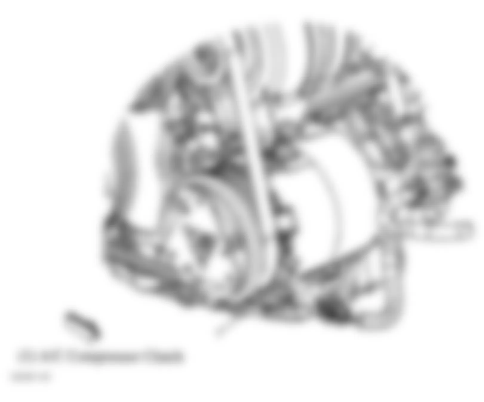 Chevrolet Malibu LS 2006 - Component Locations -  Lower Right Front Of Engine (2.2L)