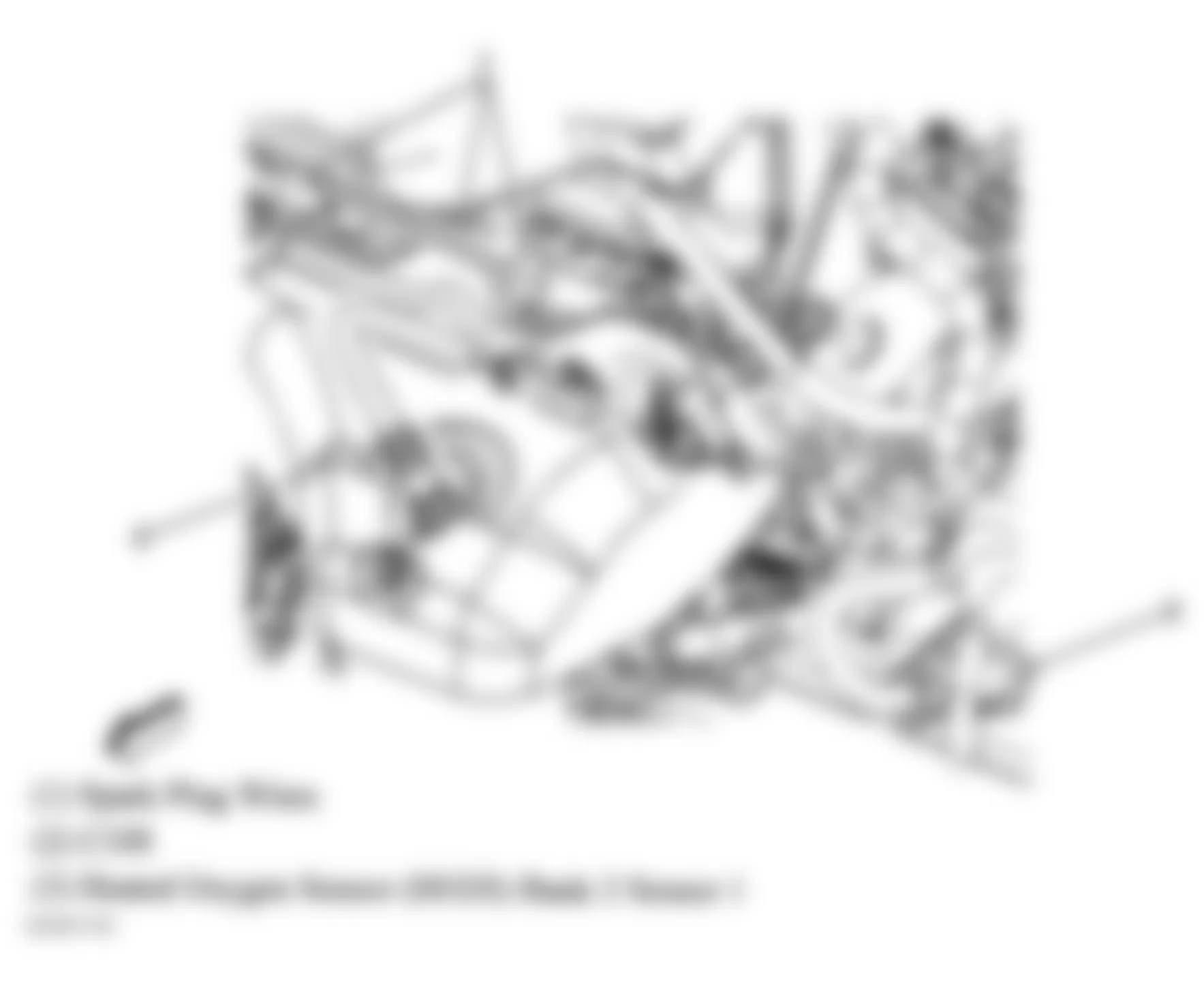 Chevrolet Malibu LS 2006 - Component Locations -  Left Rear Of Engine (3.5L)